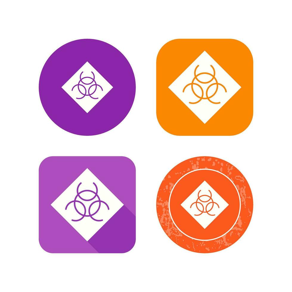 Biological Hazard Vector Icon