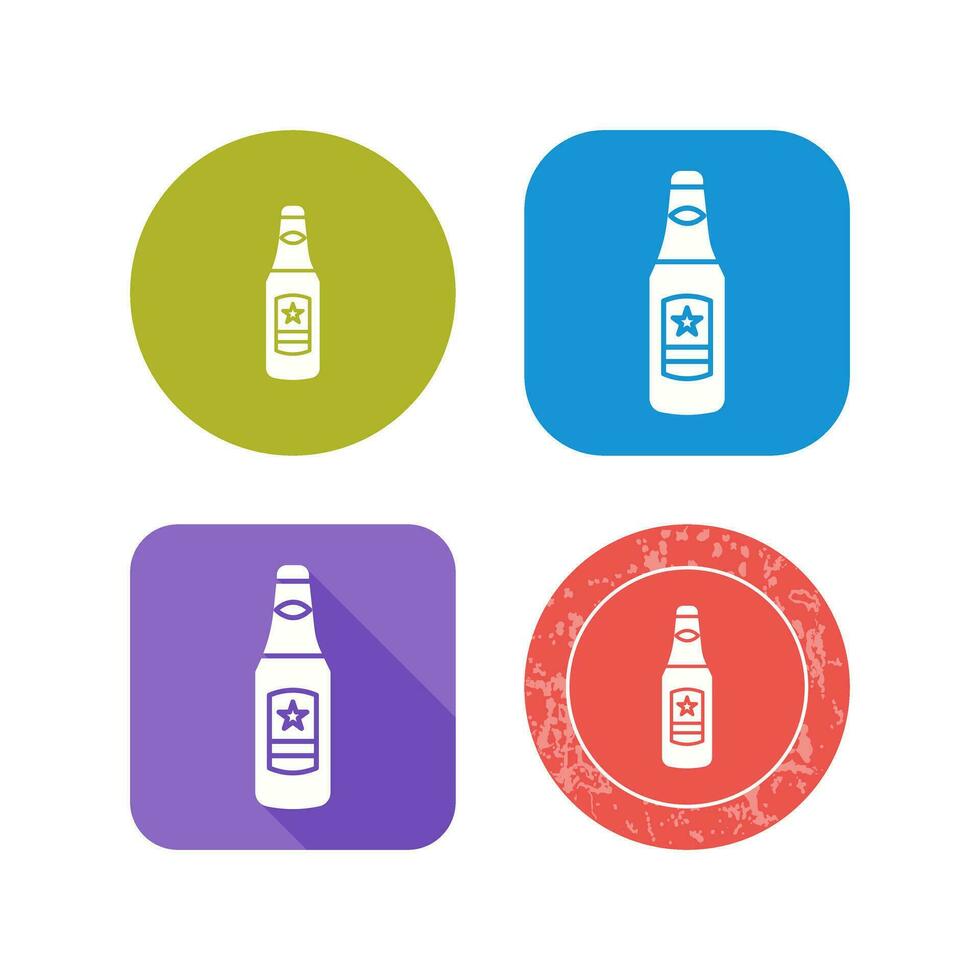 Beer Bottle Vector Icon