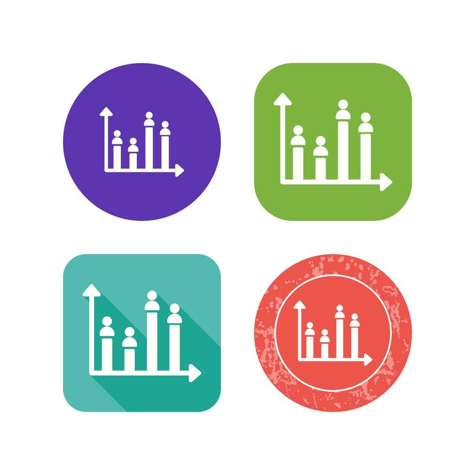 Candidate Graph Vector Icon
