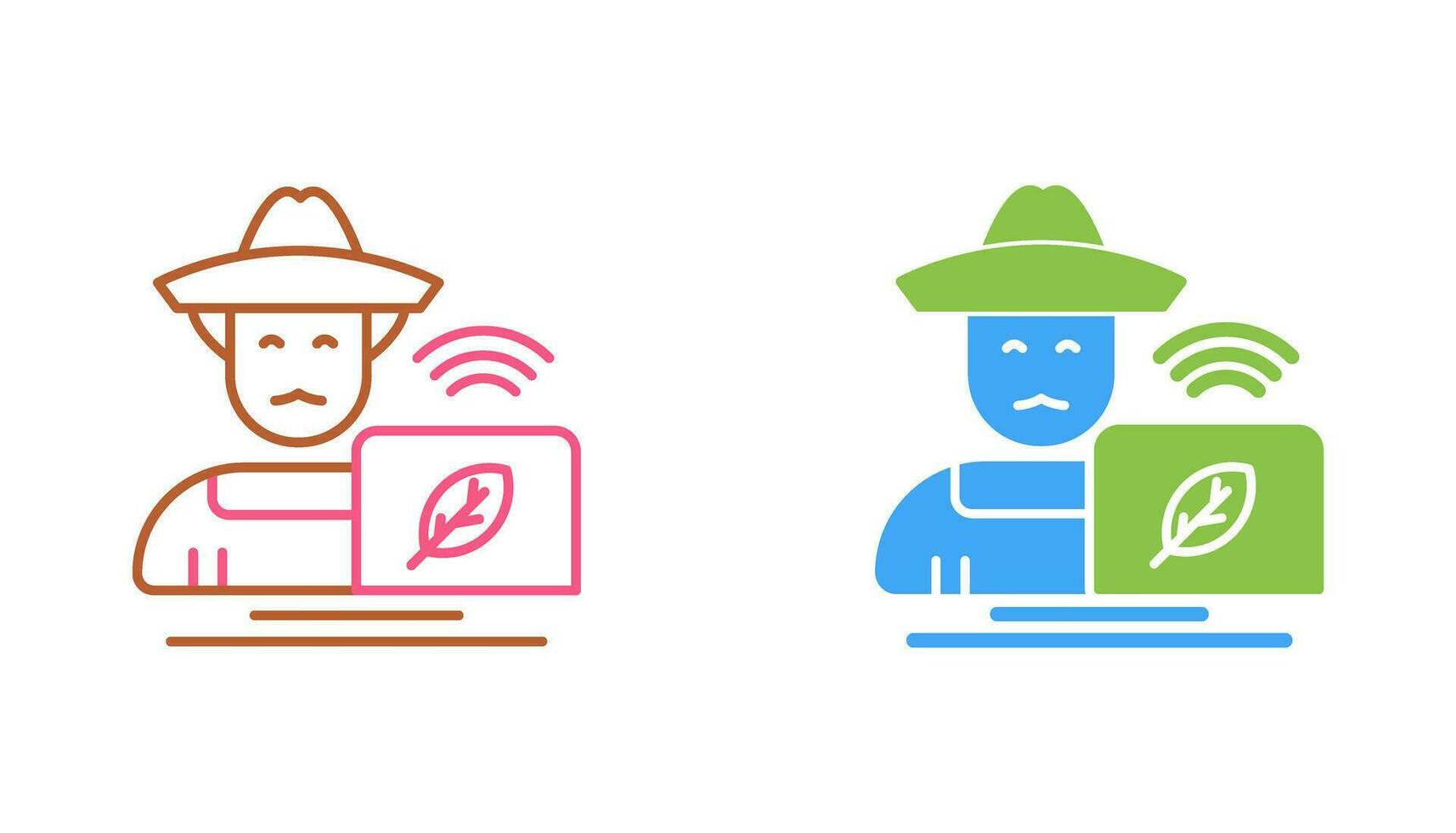 Farmer Vector Icon