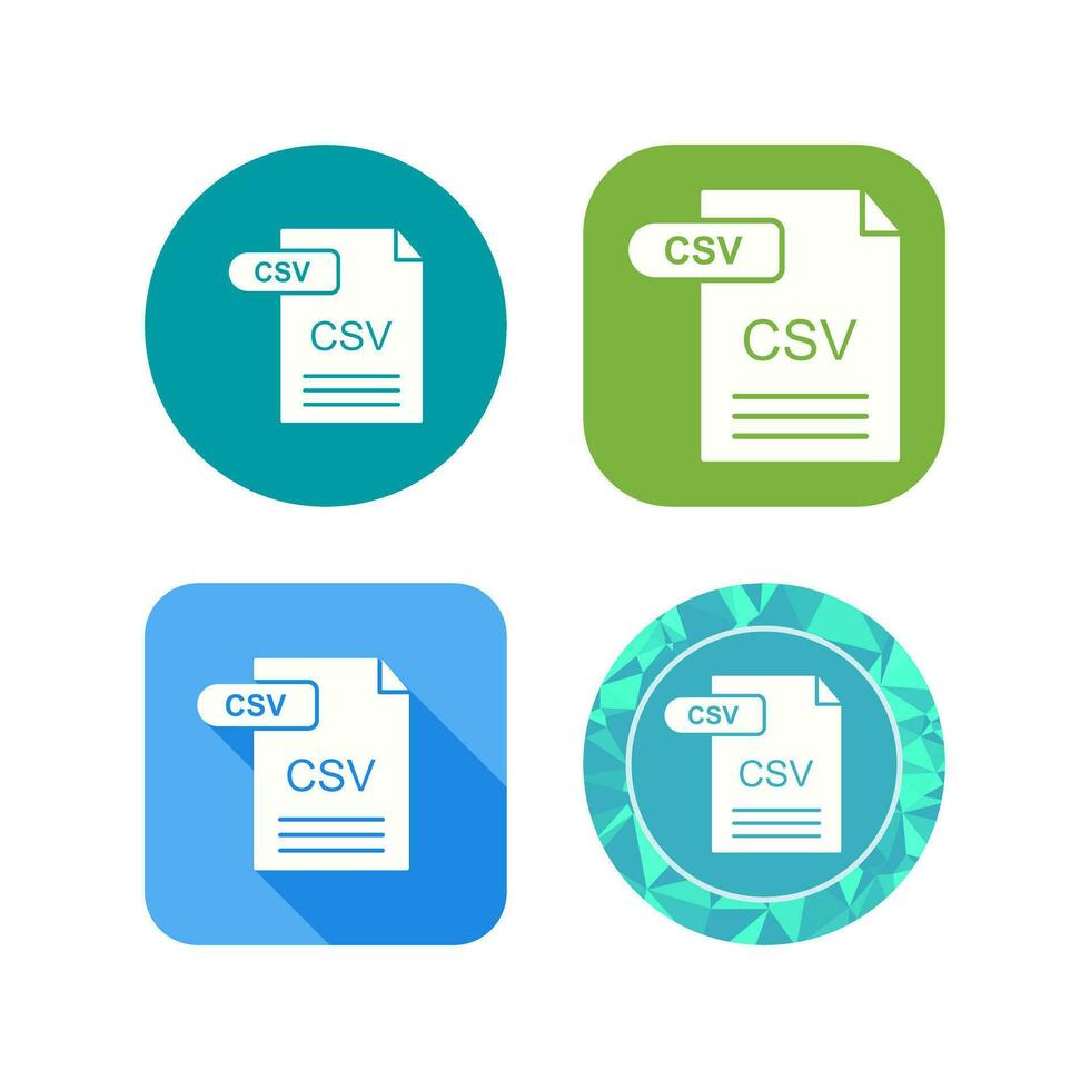 CSV Vector Icon