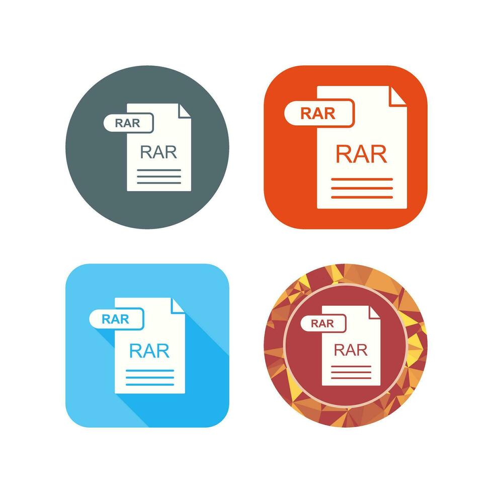 RAR Vector Icon
