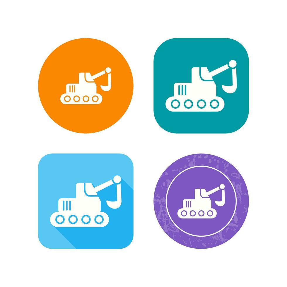 Escavator Vector Icon