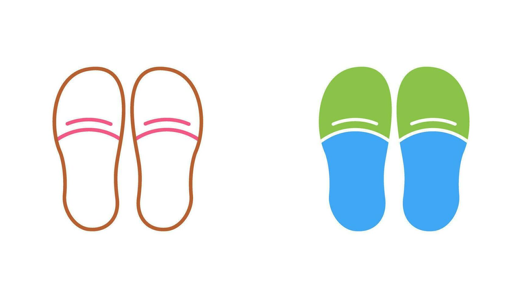Slippers Vector Icon