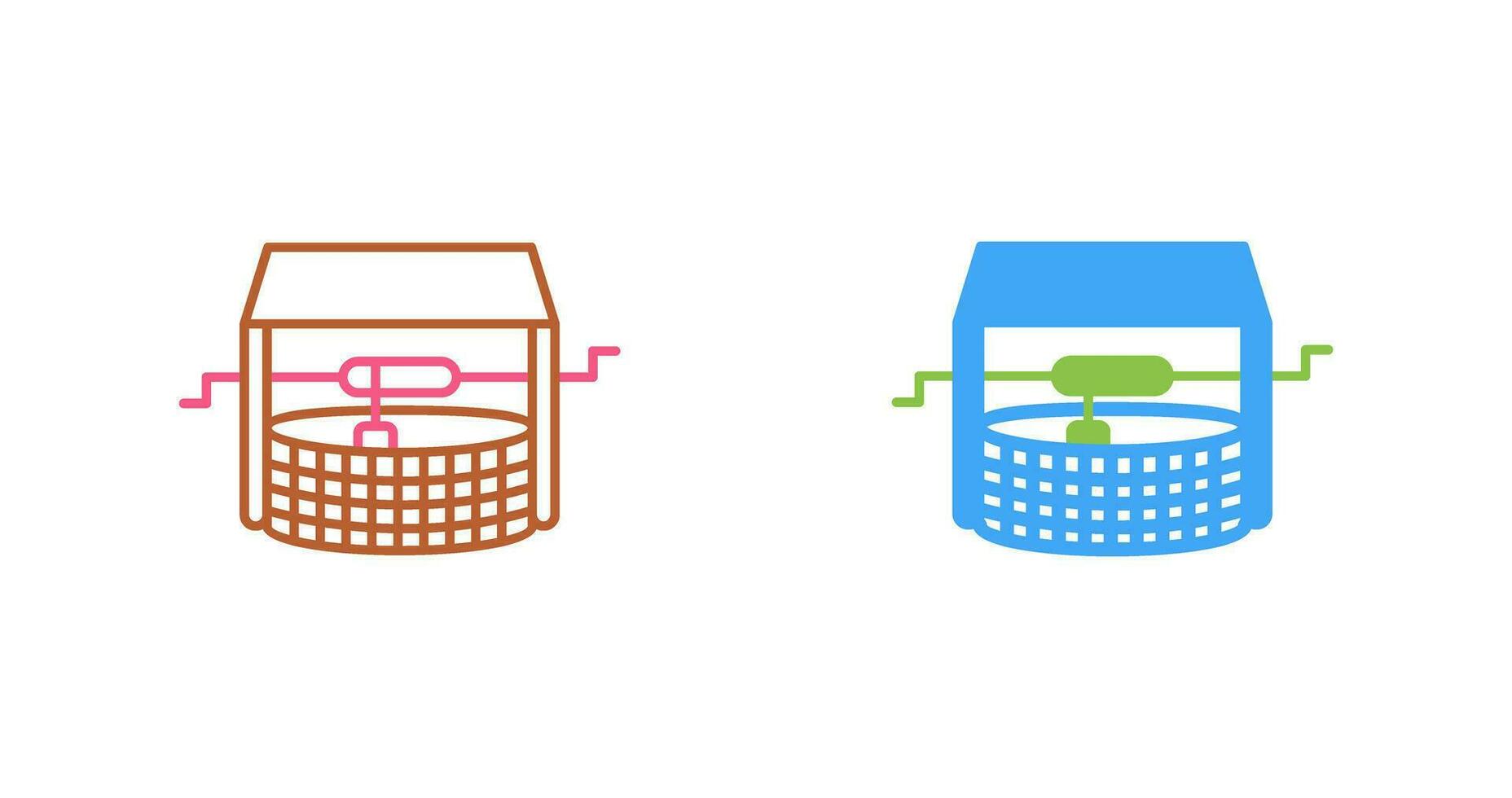 Water Well Vector Icon