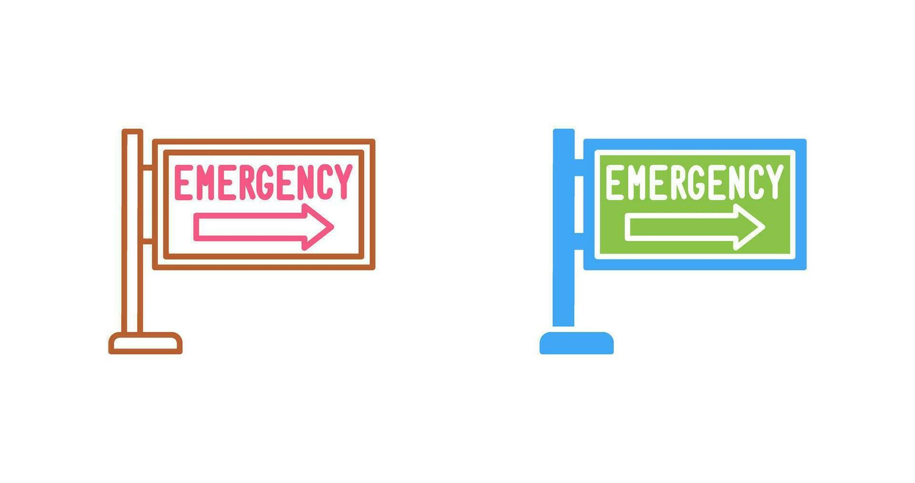 Emergency Sign Vector Icon