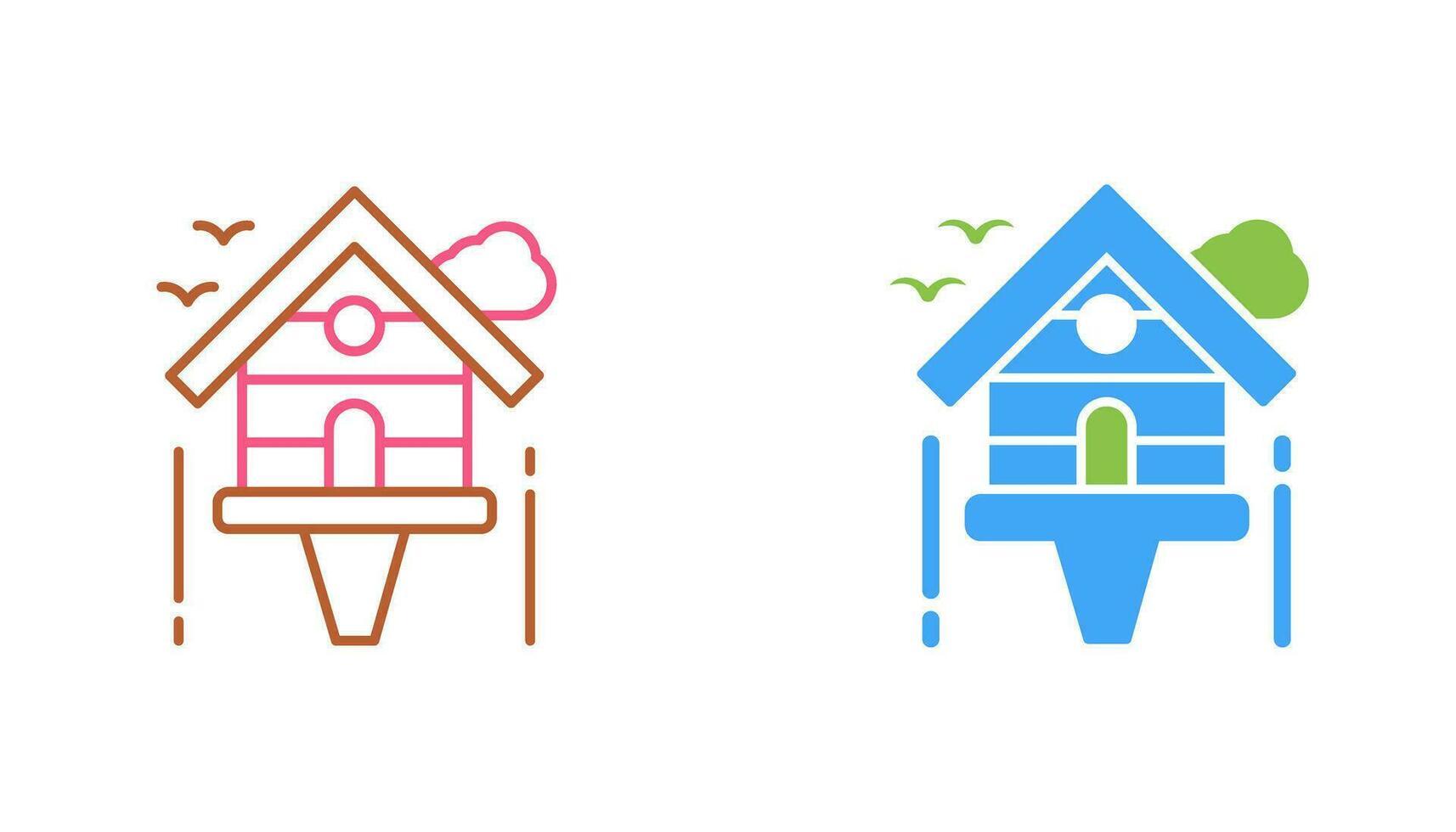 Birdhouse Vector Icon