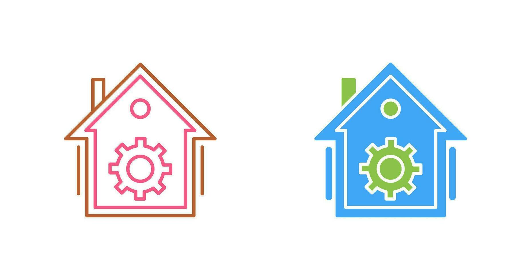 icono de vector de automatización del hogar