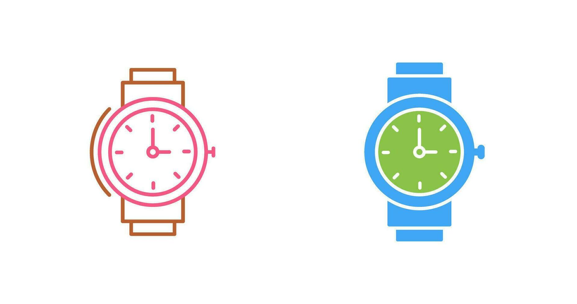 icono de vector de reloj de pulsera