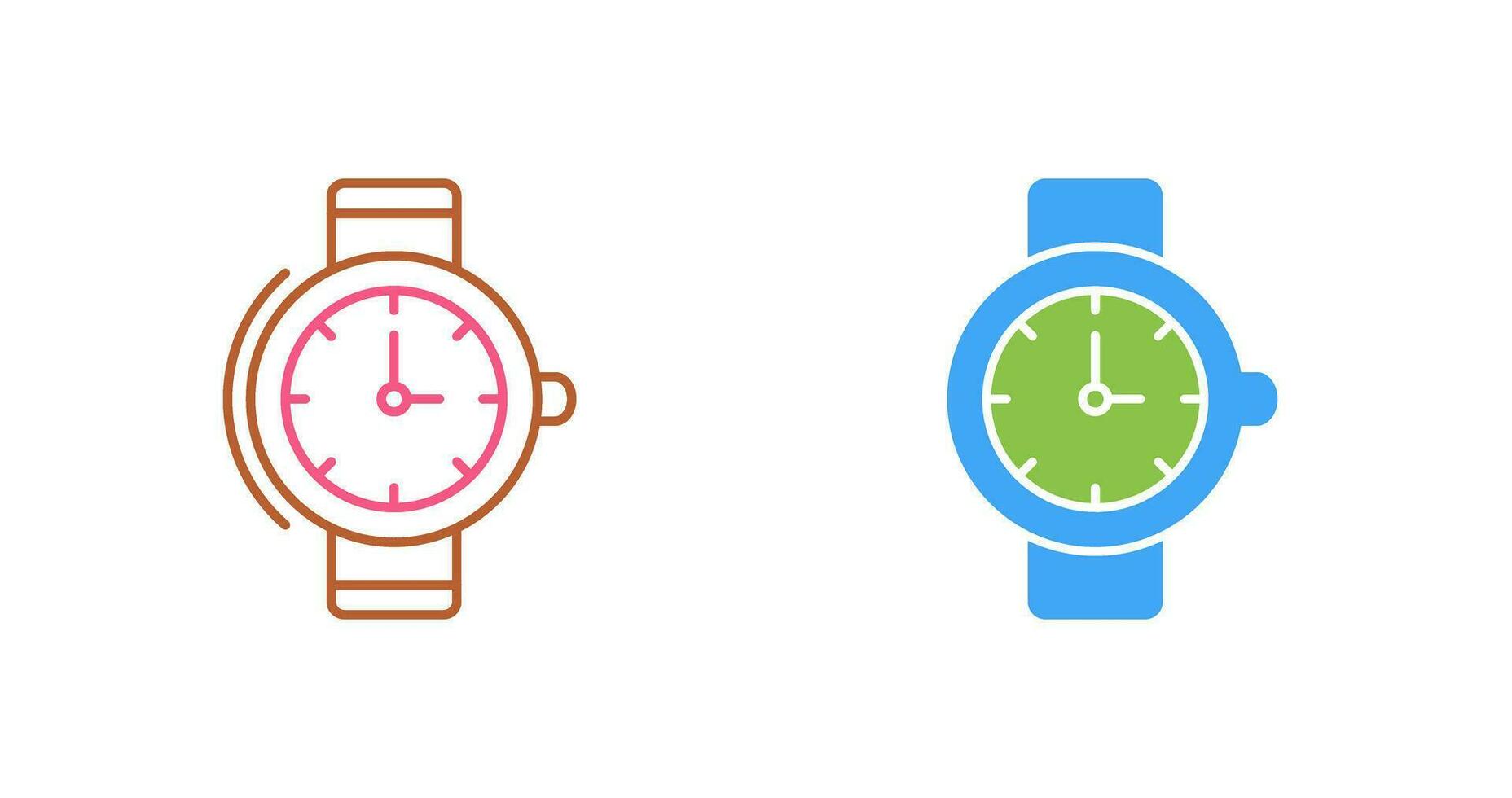 icono de vector de reloj de pulsera