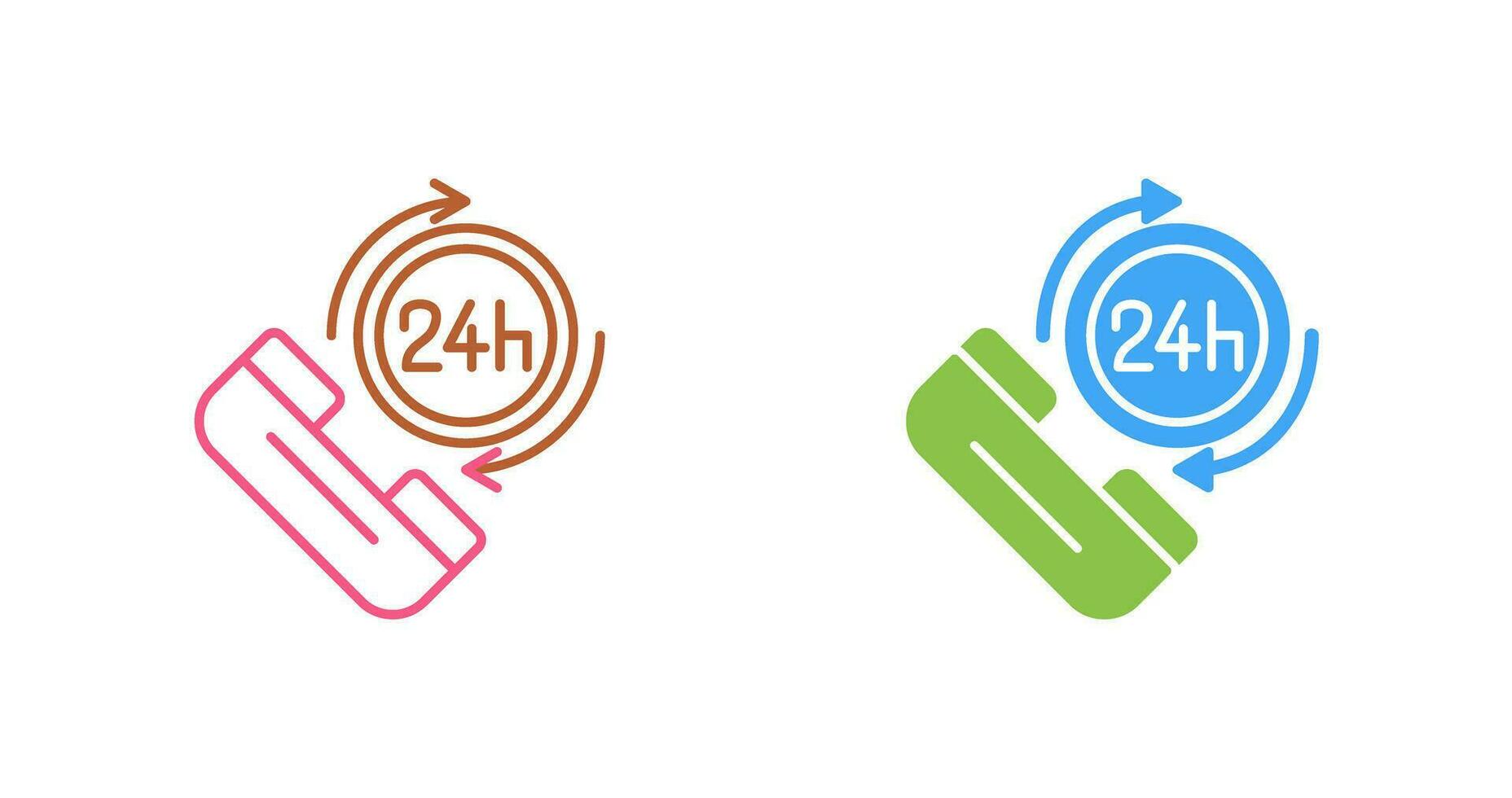 24h Vector Icon