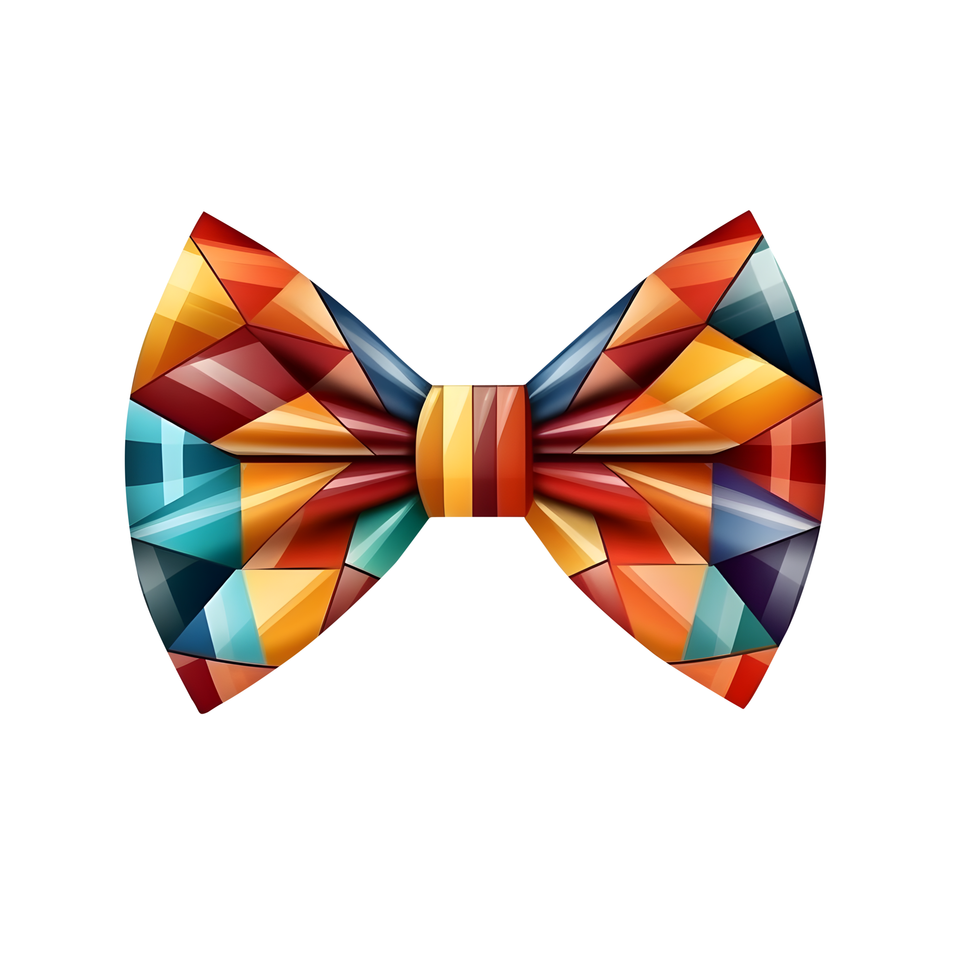 colourful bow tie