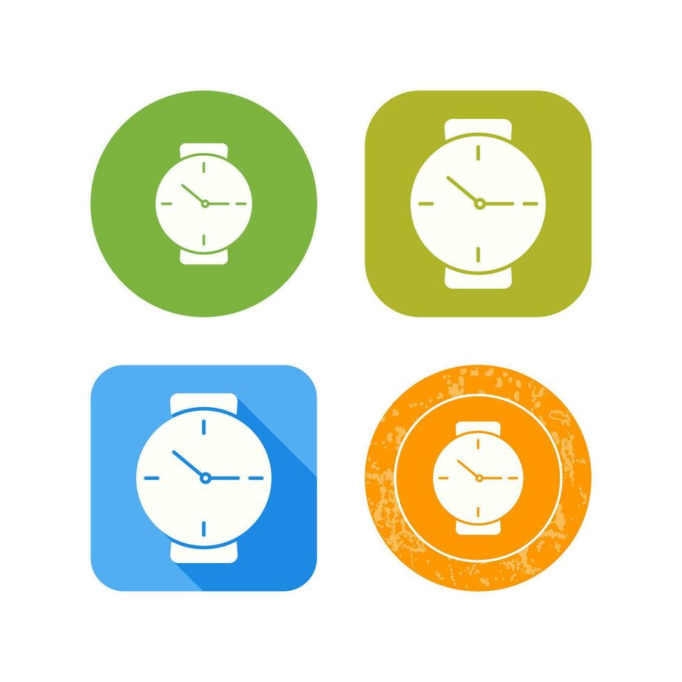 icono de vector de reloj de pulsera