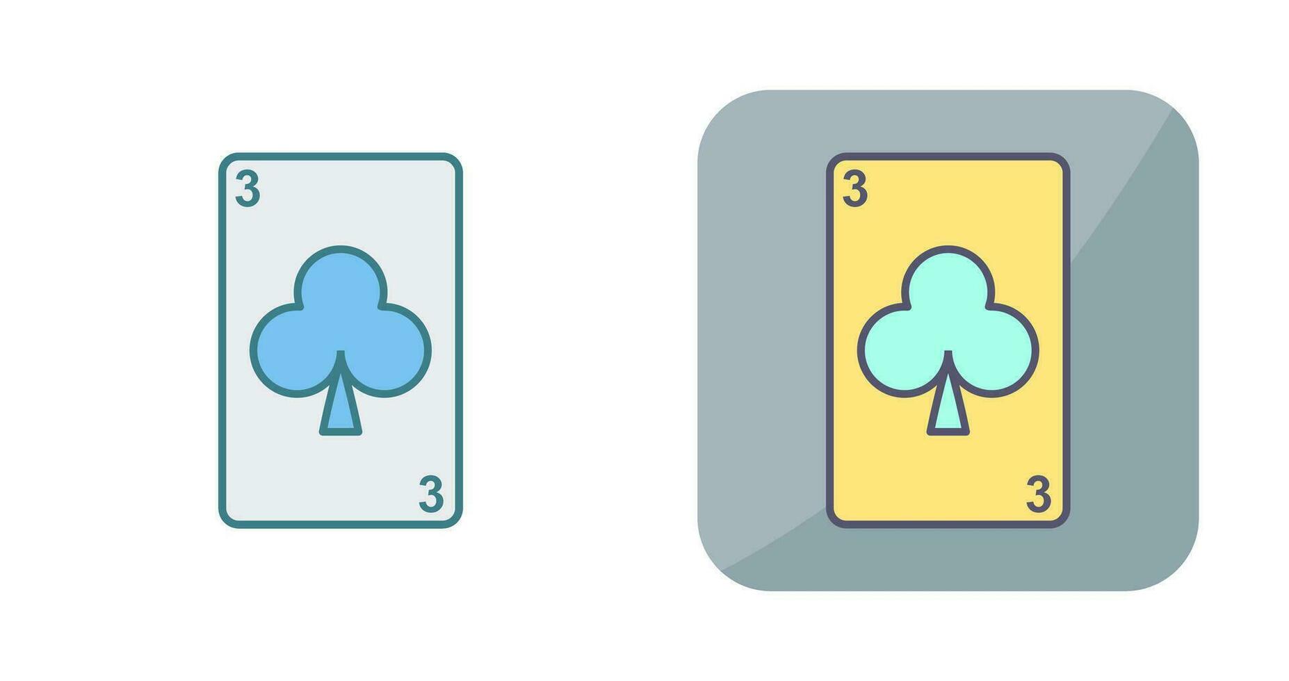 Clubs Card Vector Icon