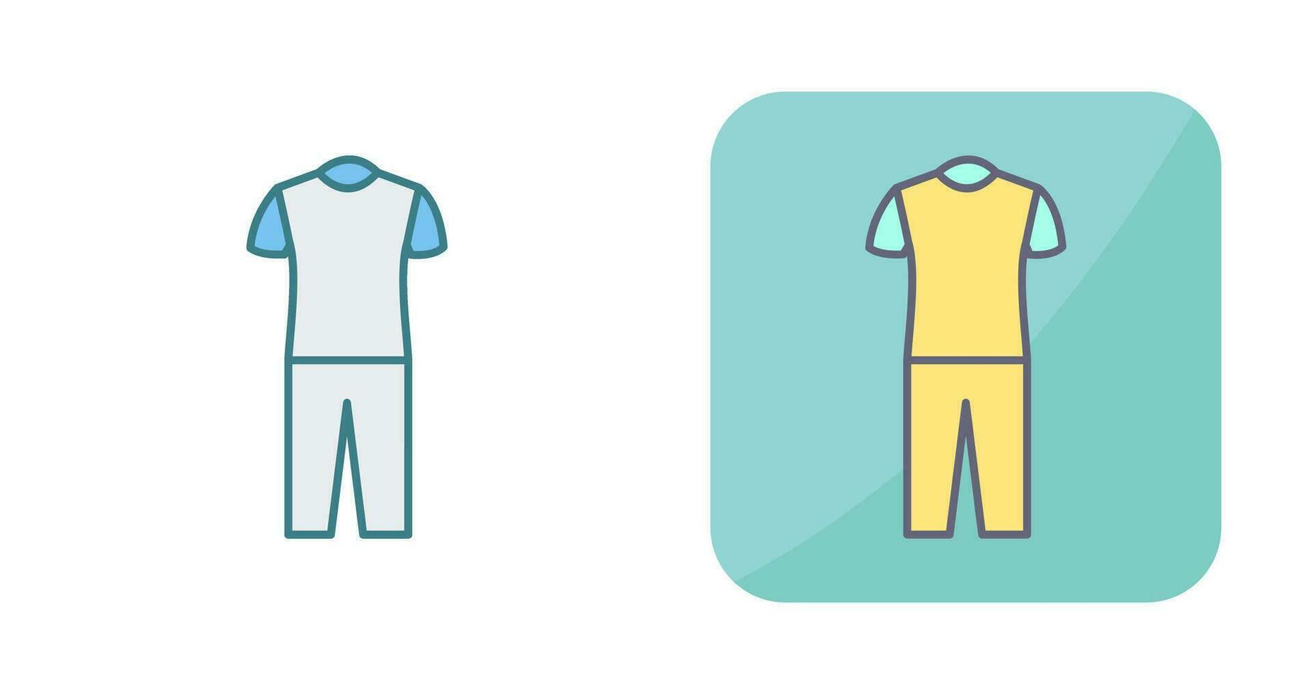Pyjamas Suit Vector Icon