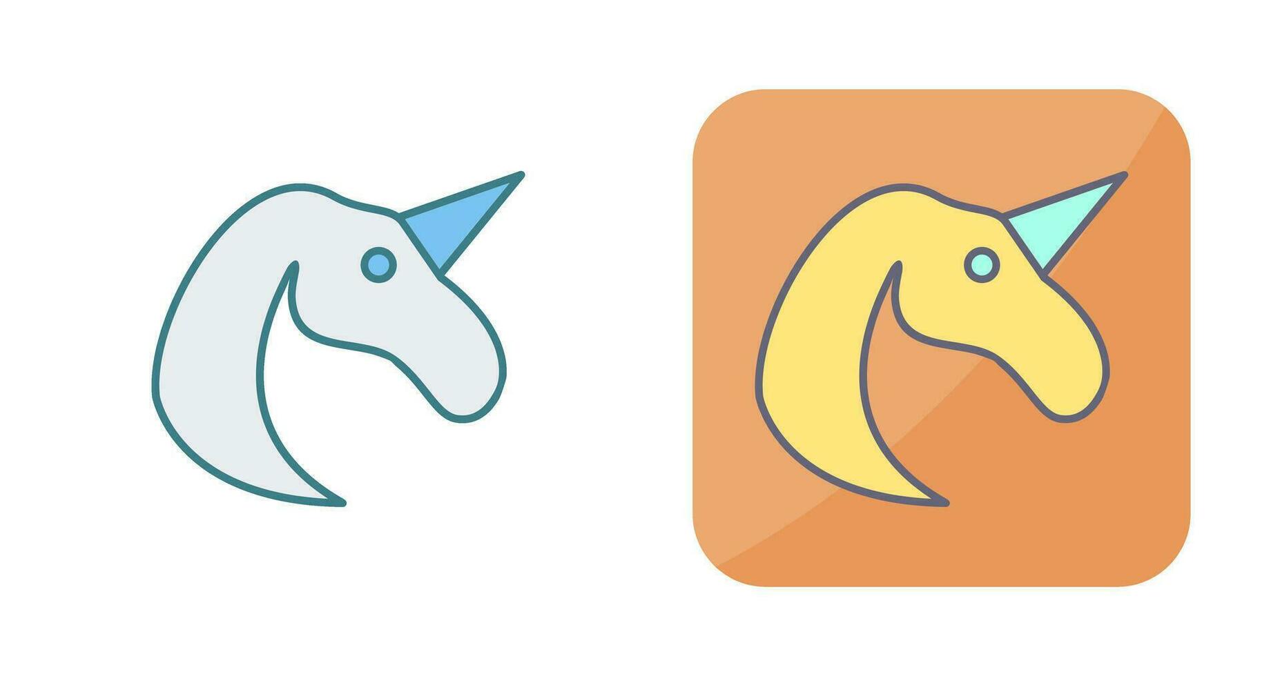 Unicorn Vector Icon