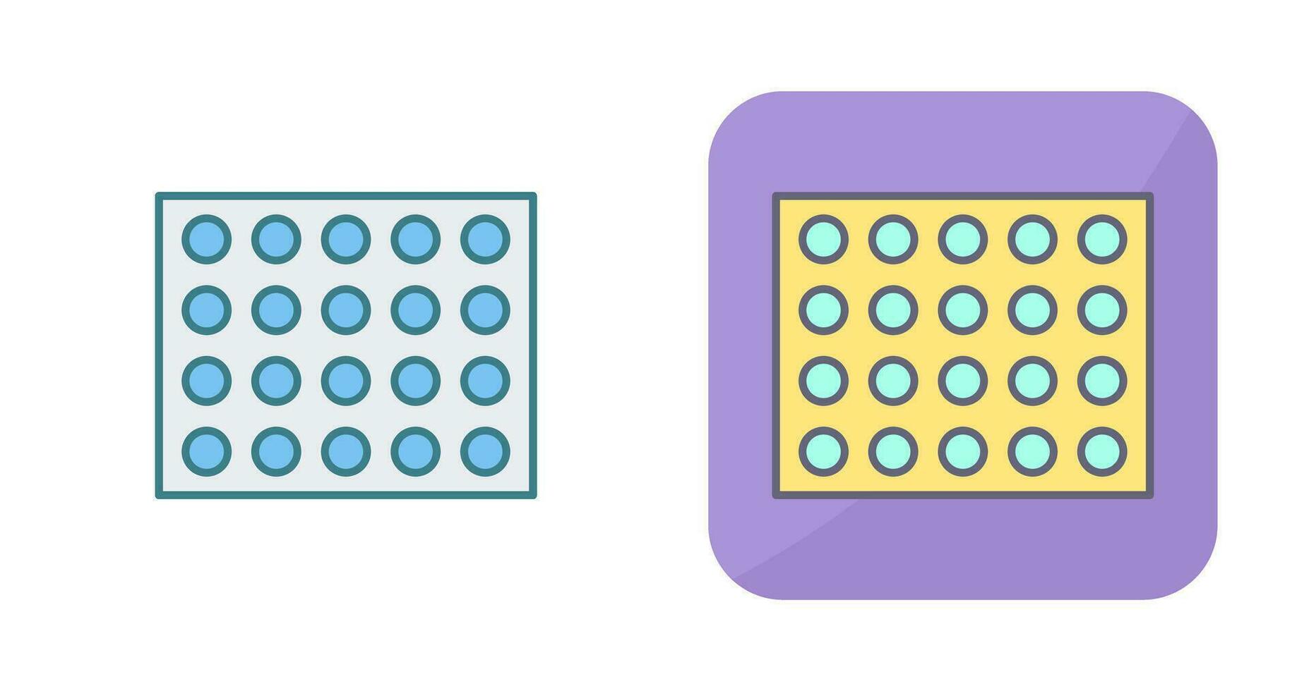 Colored Palette Vector Icon