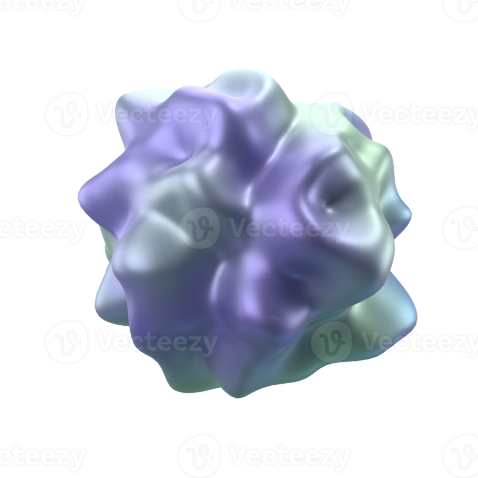 3d shape Abstract liquid with spherical element. realistic illustration of fluid substance. Trendy banner or poster design. Futuristic background isolated transparent png