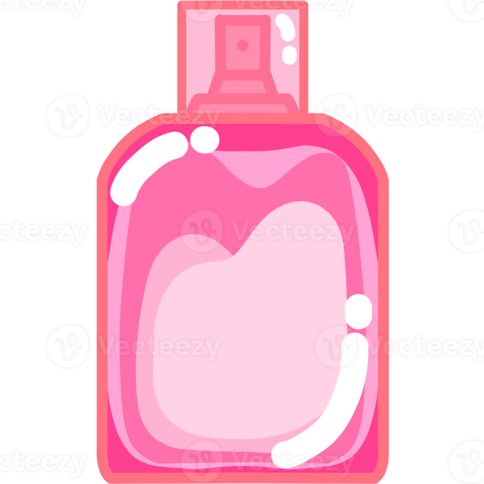 The colorful of Perfume Bottle png