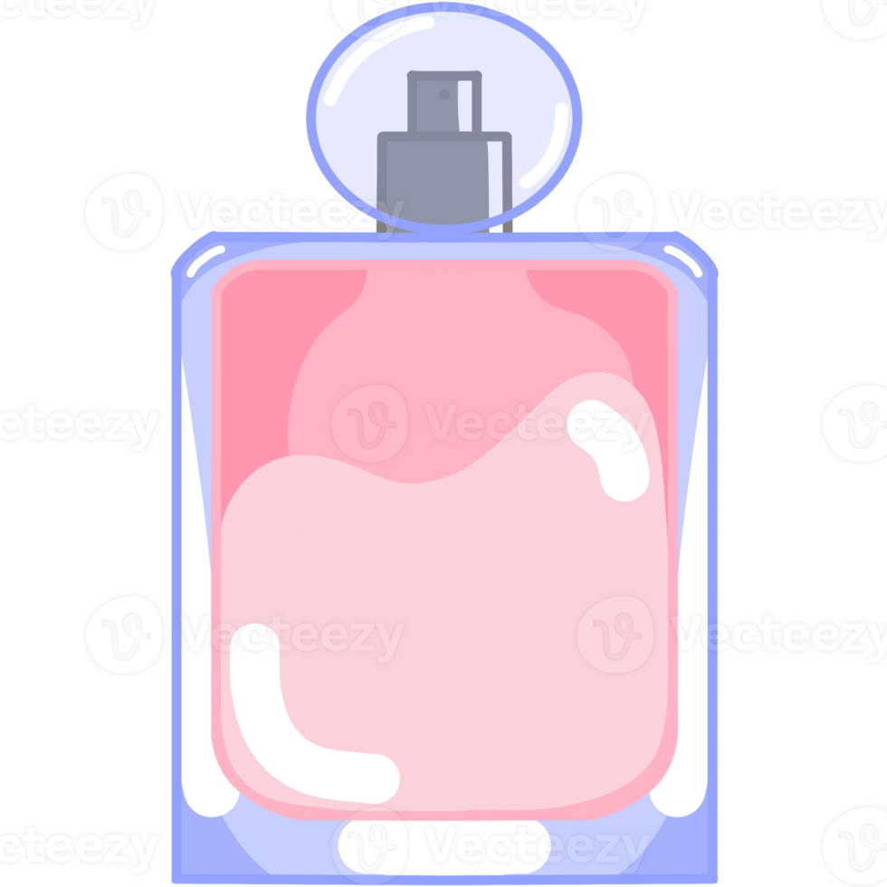 The colorful of Perfume Bottle png