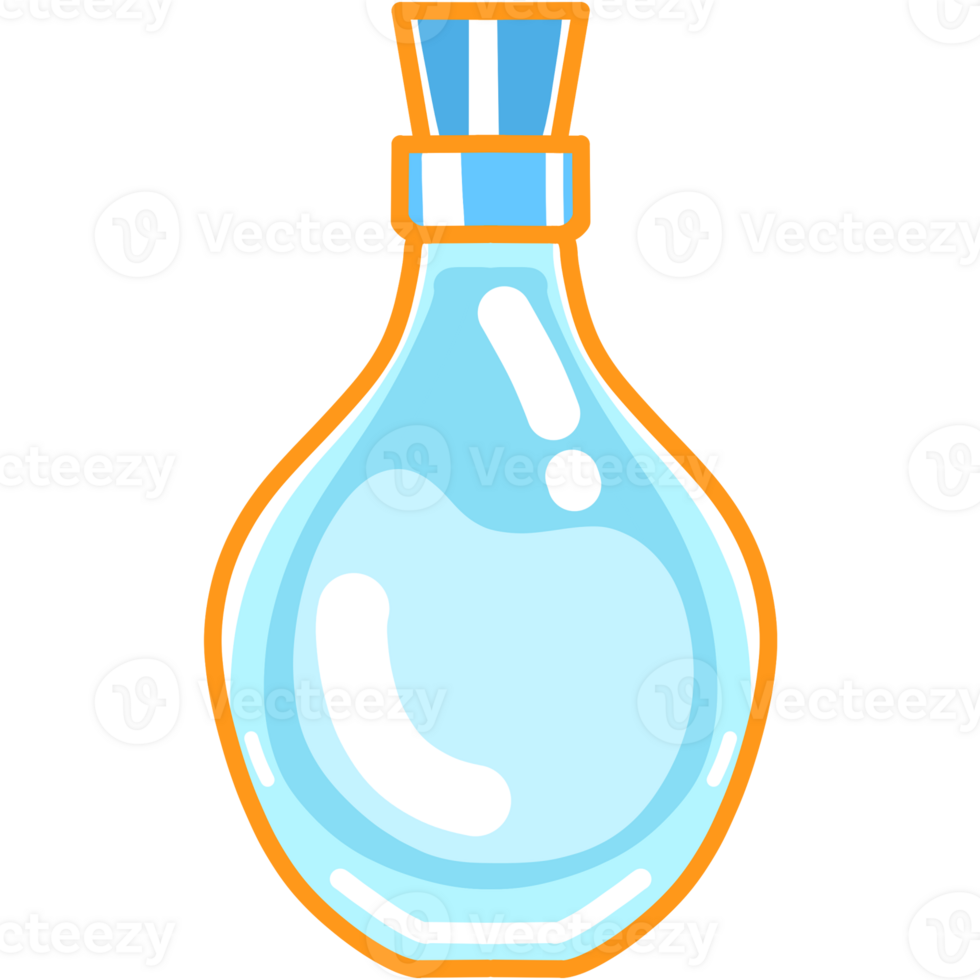 The colorful of Perfume Bottle png