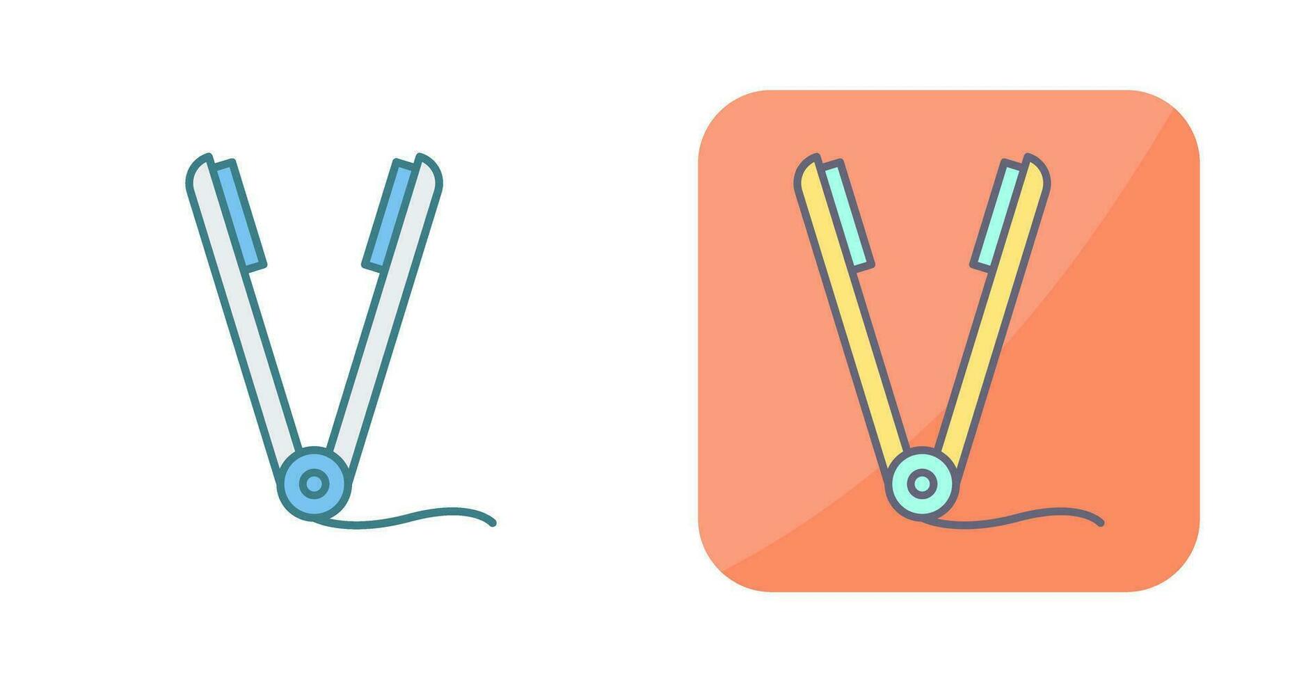 Straightener Vector Icon