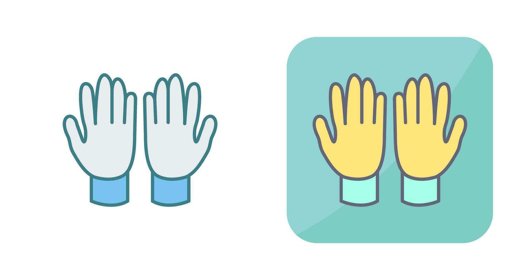 Gardening Gloves Vector Icon