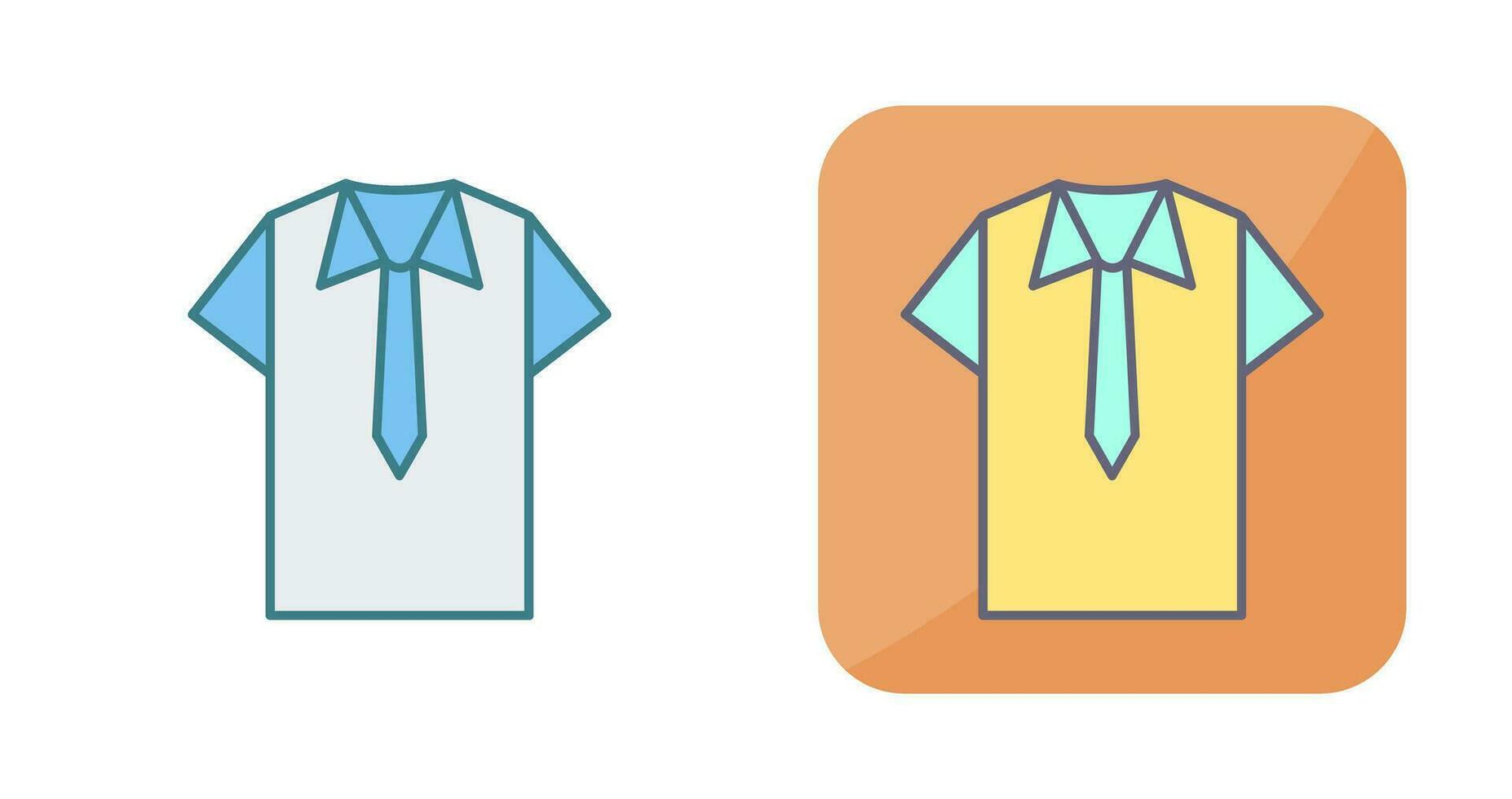 Shirt and Tie Vector Icon