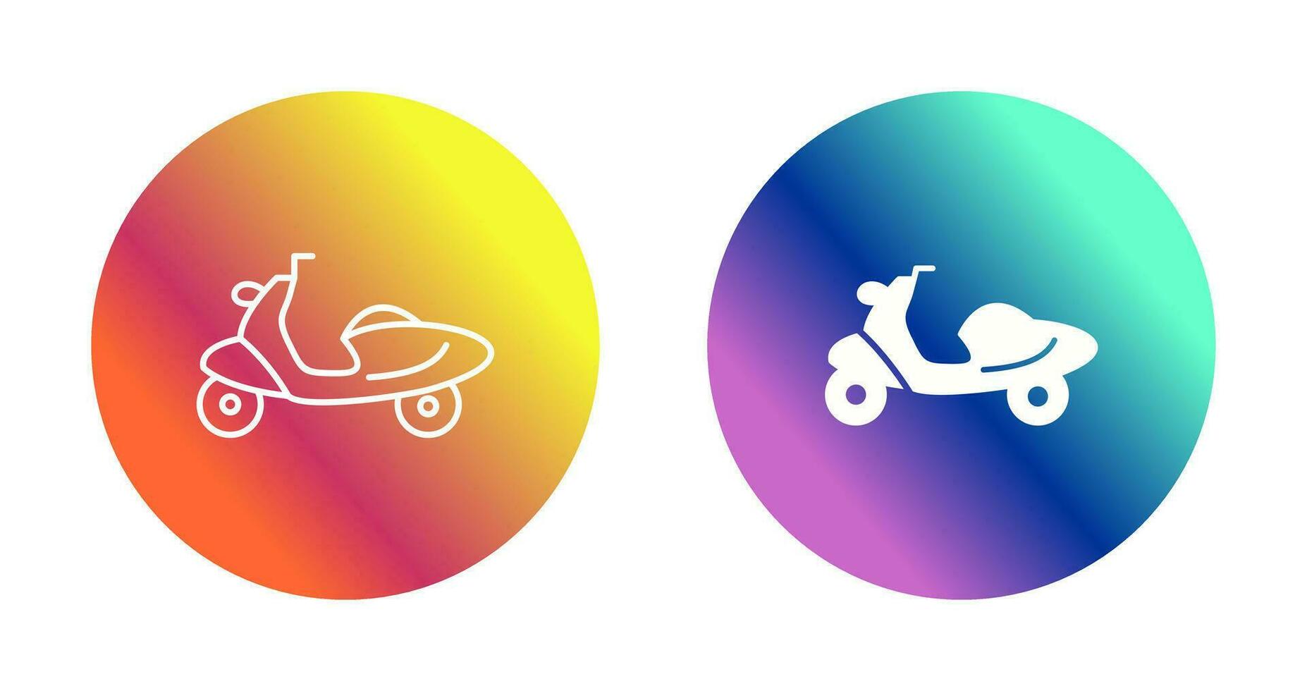 icono de vector de scooter