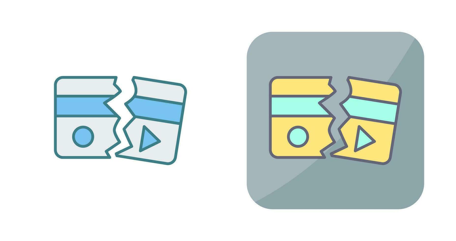 Broken Vector Icon