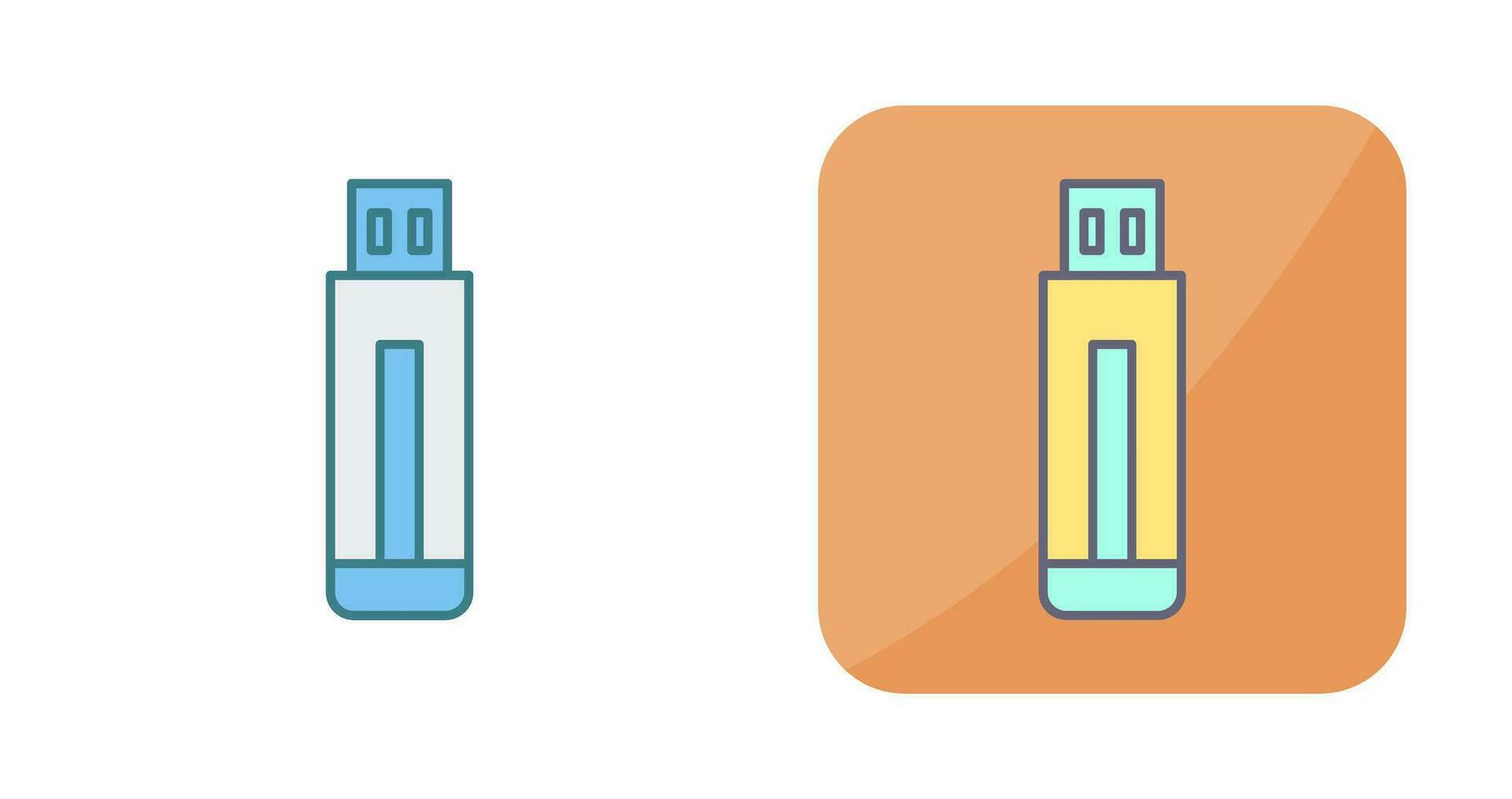 USB Drive Vector Icon