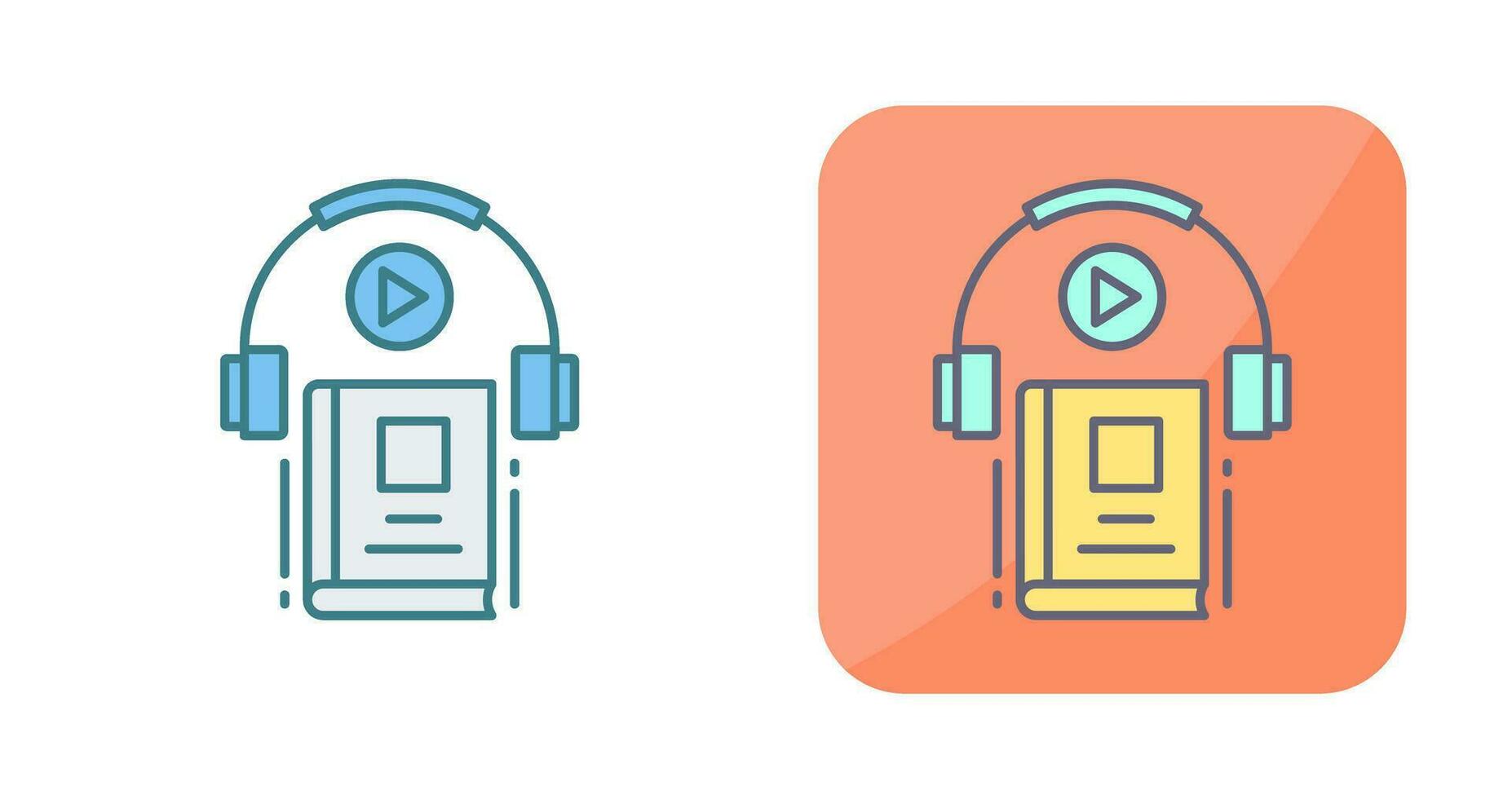 Audio Book Vector Icon