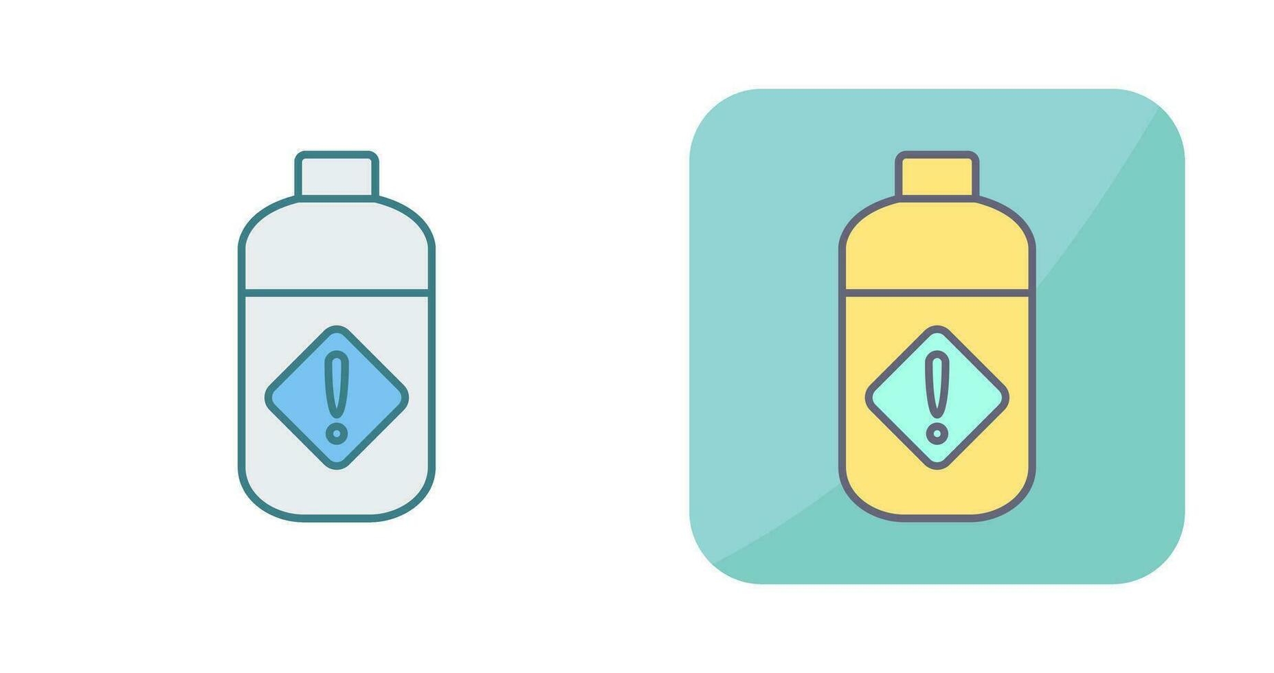 Pesticide Bottle Vector Icon
