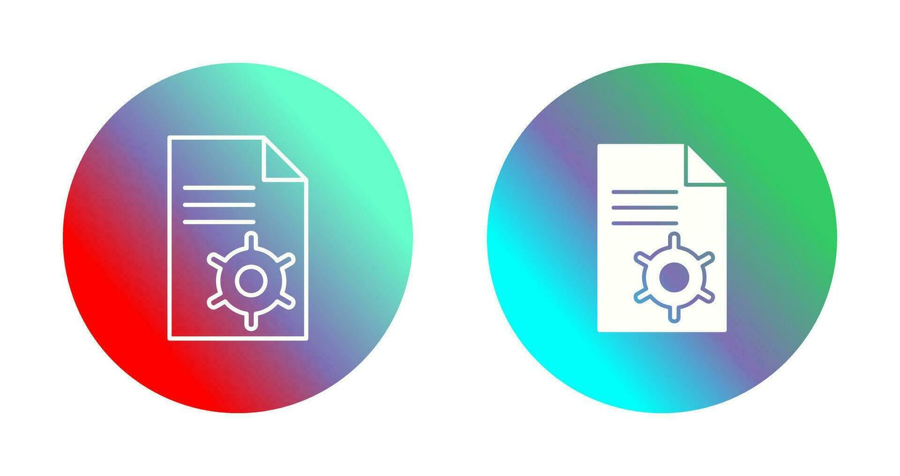 Unique Content Management Vector Icon