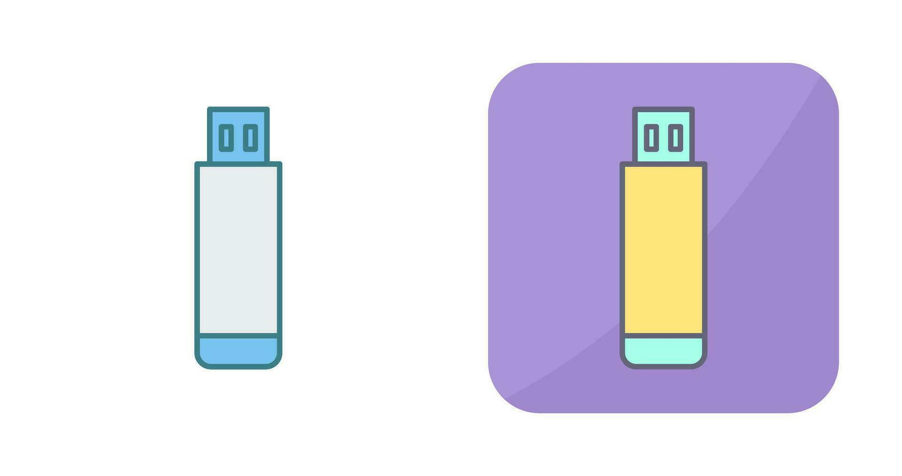 USB Drive Vector Icon