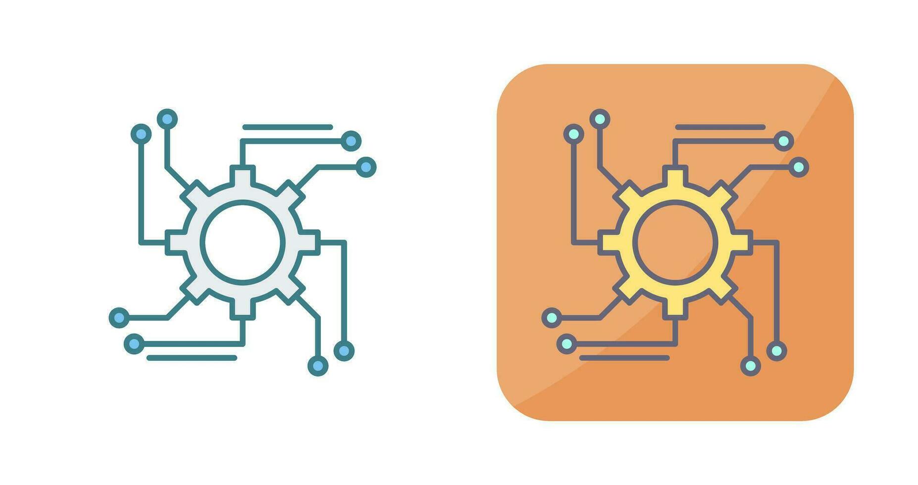 icono de vector de automatización