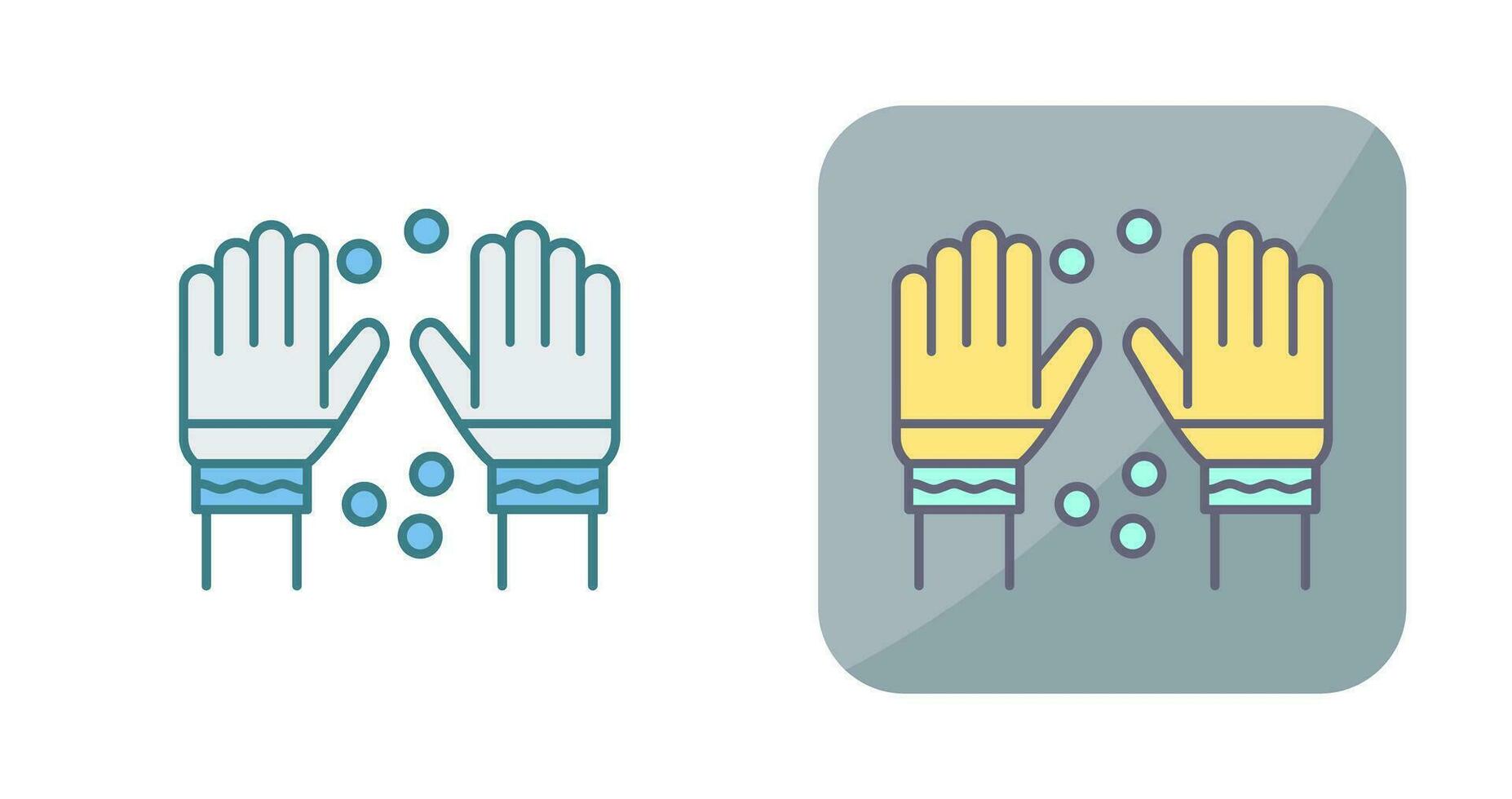 Winter Gloves Vector Icon