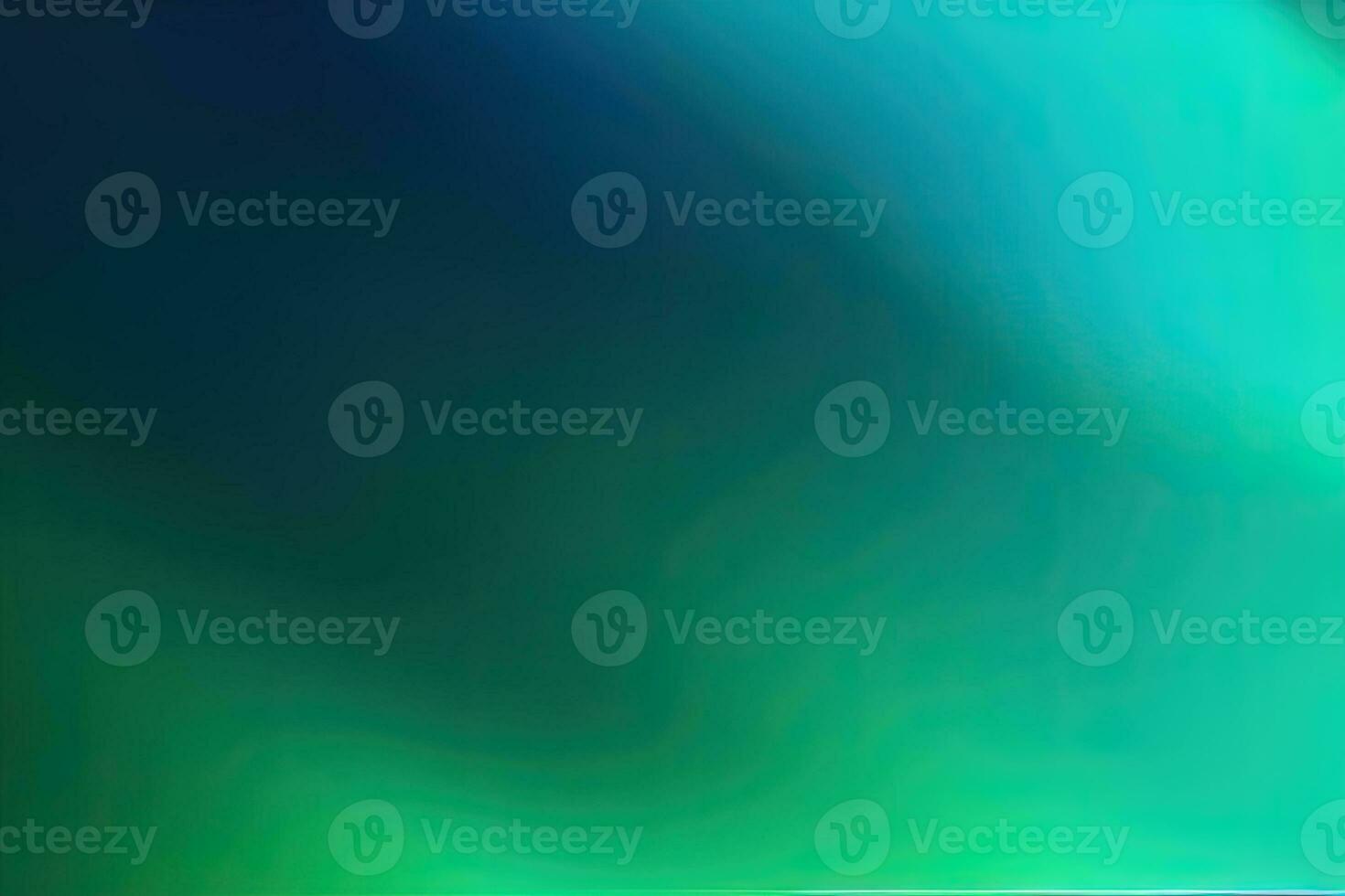 green abstract background with beautiful bokeh and rays of light photo