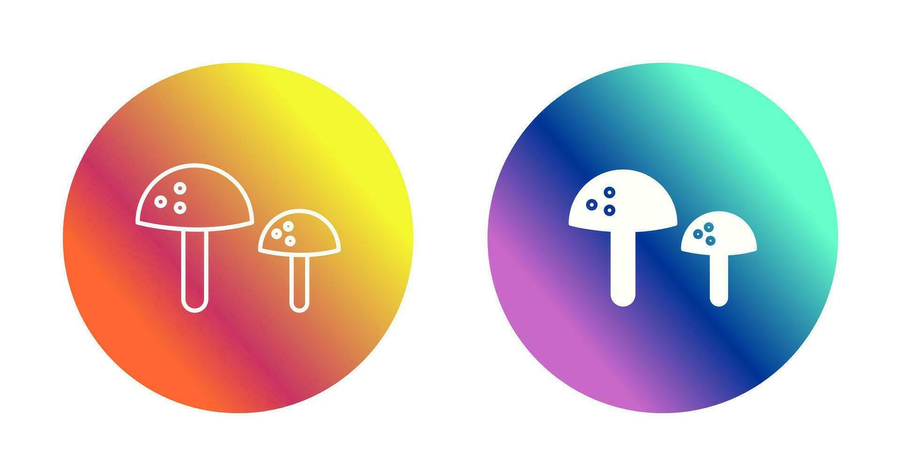 Mushrooms Vector Icon