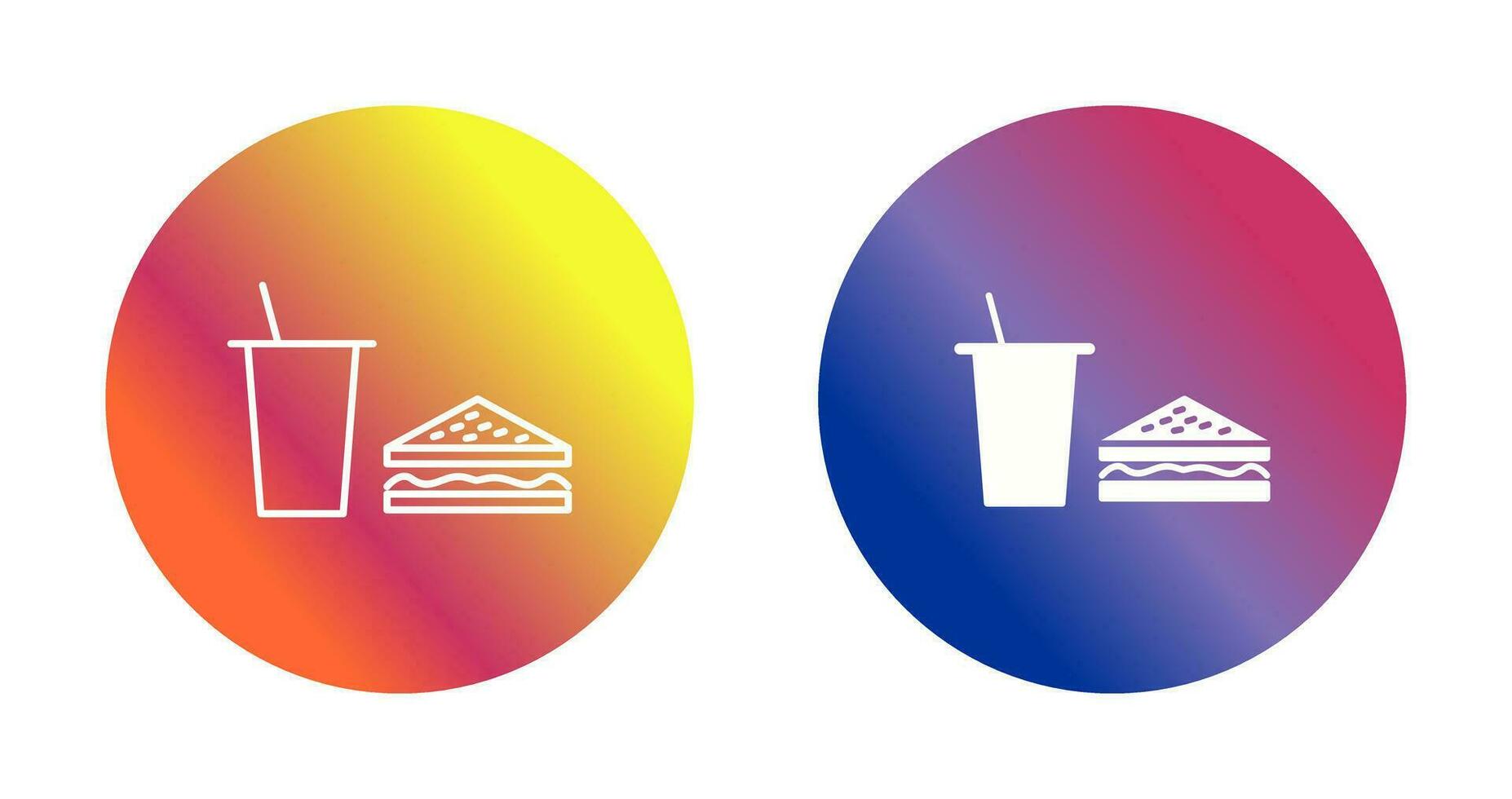 Unique Lunch Vector Icon