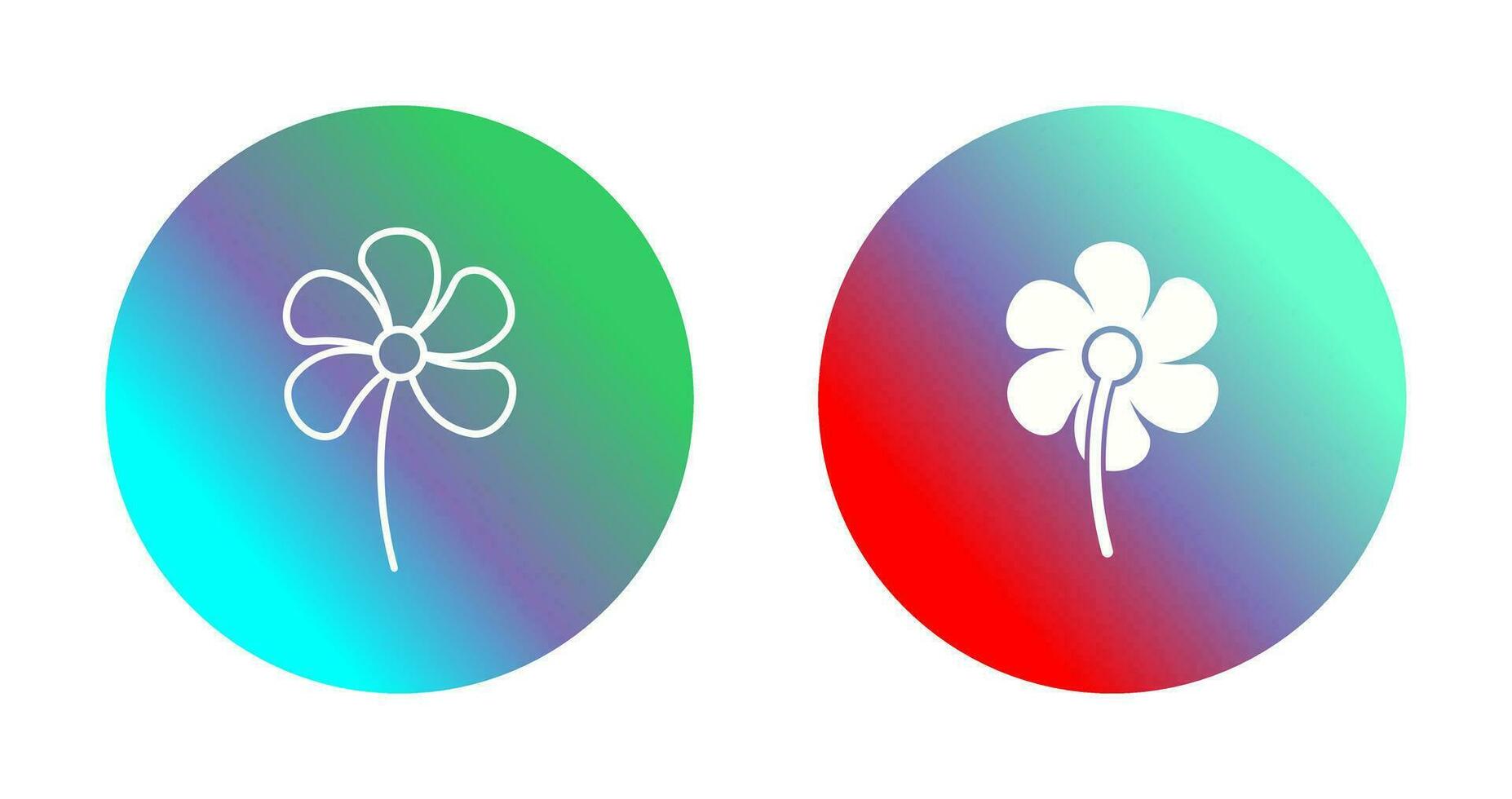 icono de vector de flores pequeñas