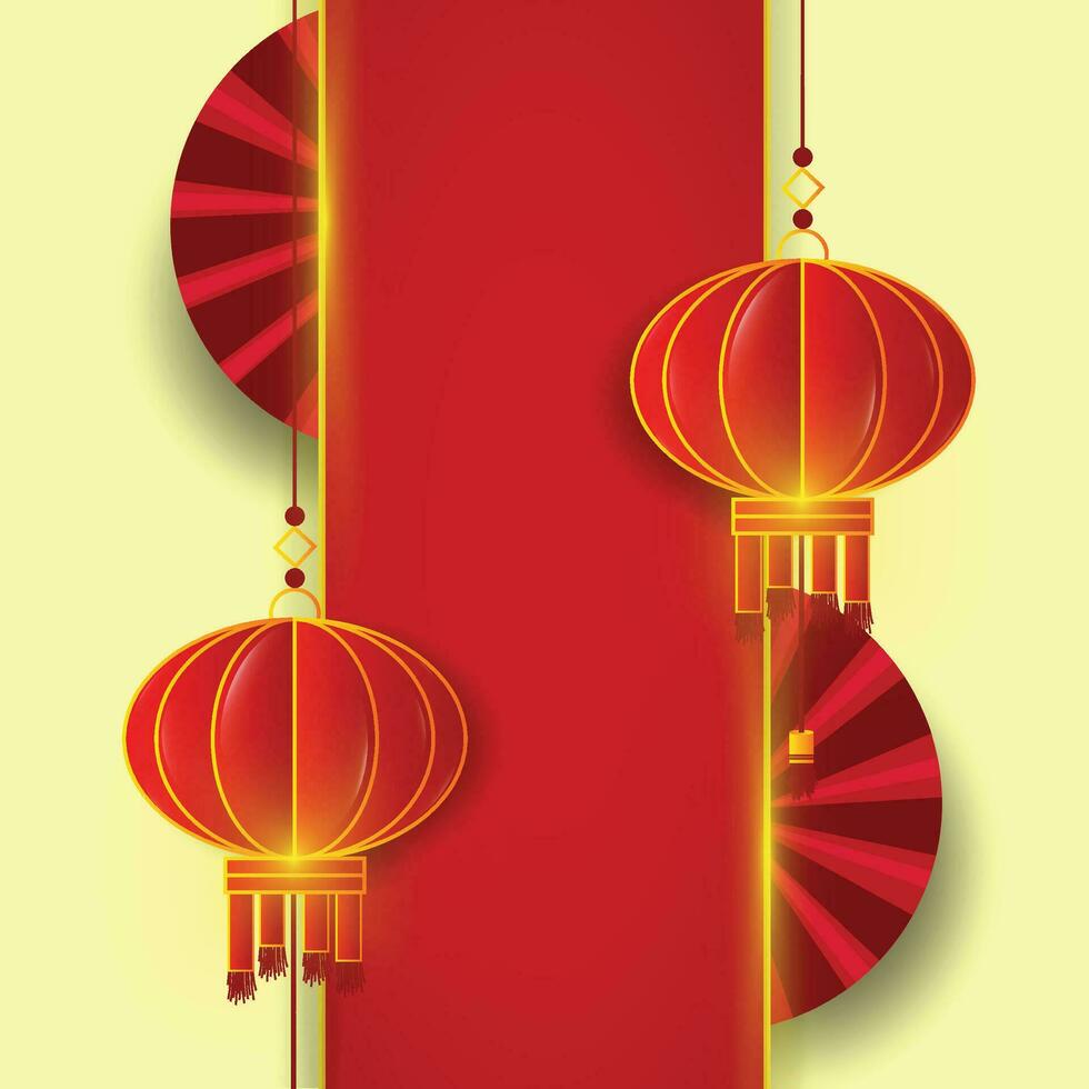 Chinese new year card with lanterns backgrounds. celebration, festival. Vector illustration.