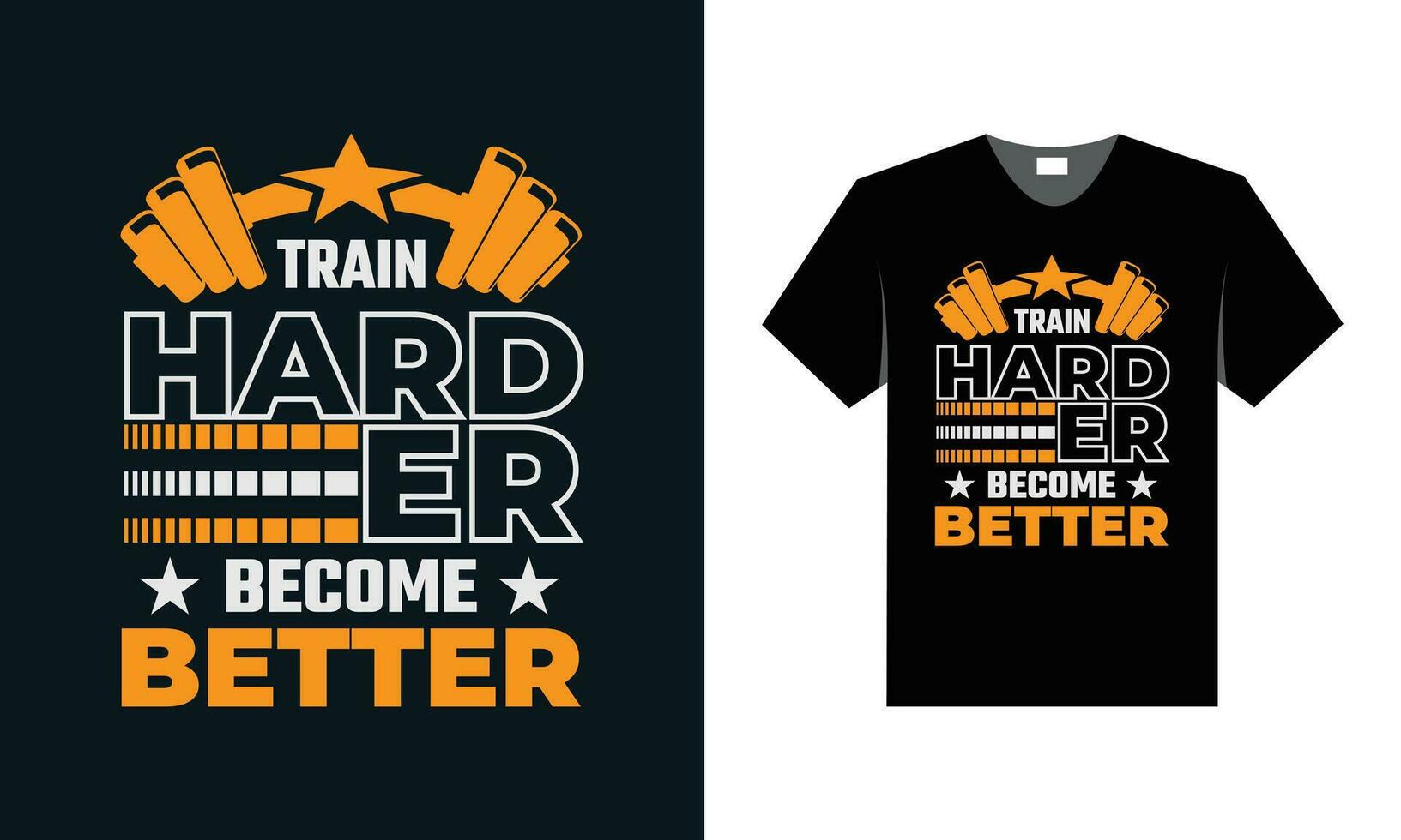 best typography t shirt design for gym and fitness motivation and inspiration vector