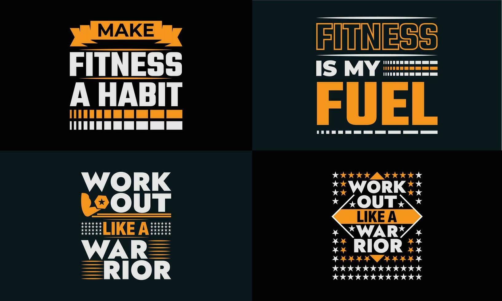 best typography t shirt design for gym, fitness inspiration and motivation vector