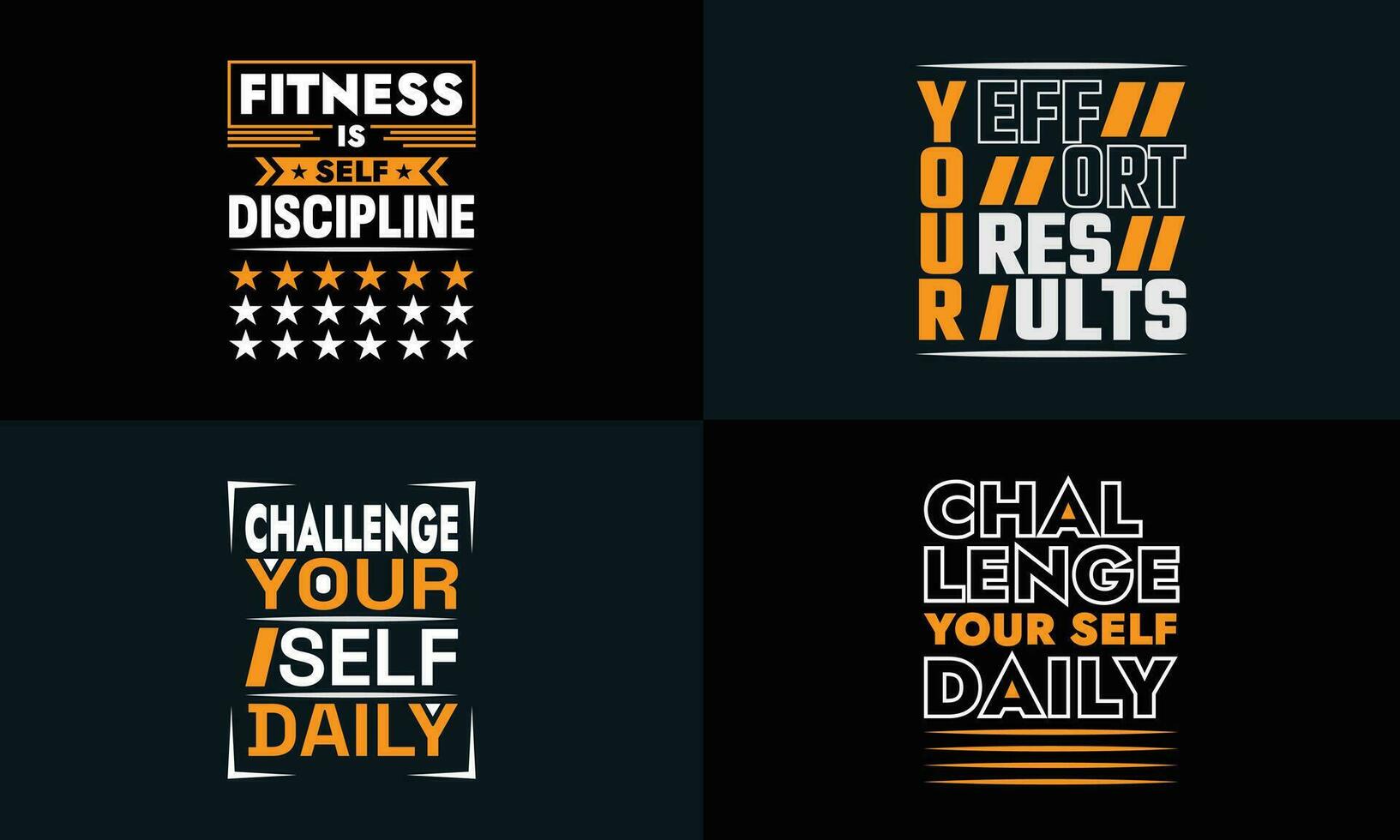 best typography t shirt design for gym, fitness inspiration and motivation vector