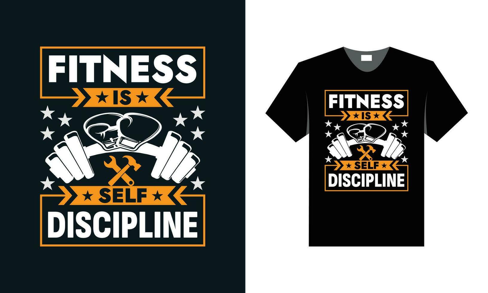 best typography t shirt design for gym and fitness motivation and inspiration vector