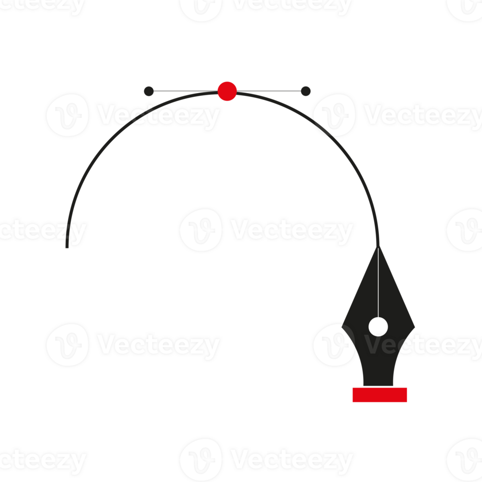 Bezier Curve With Pen Tool png