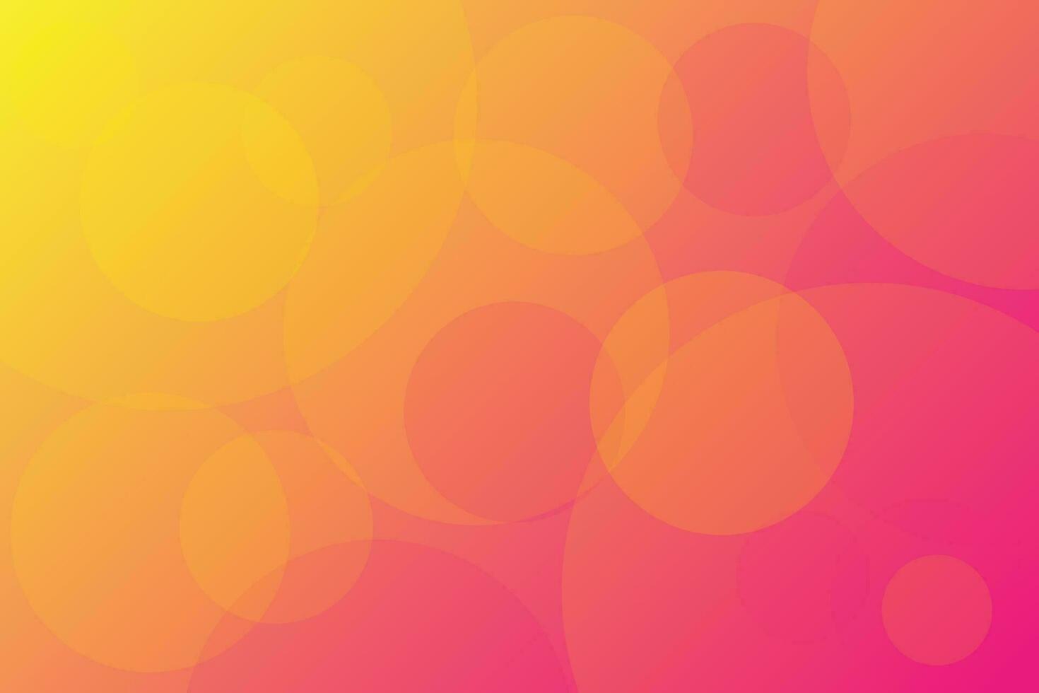 vistoso antecedentes con círculos en rosado y amarillo prima vector
