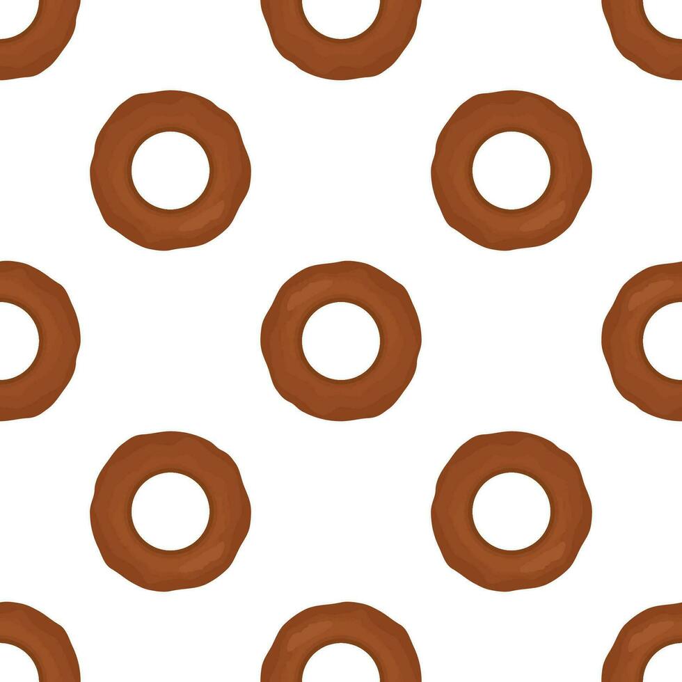 Pattern homemade cookie different taste in pastry biscuit vector