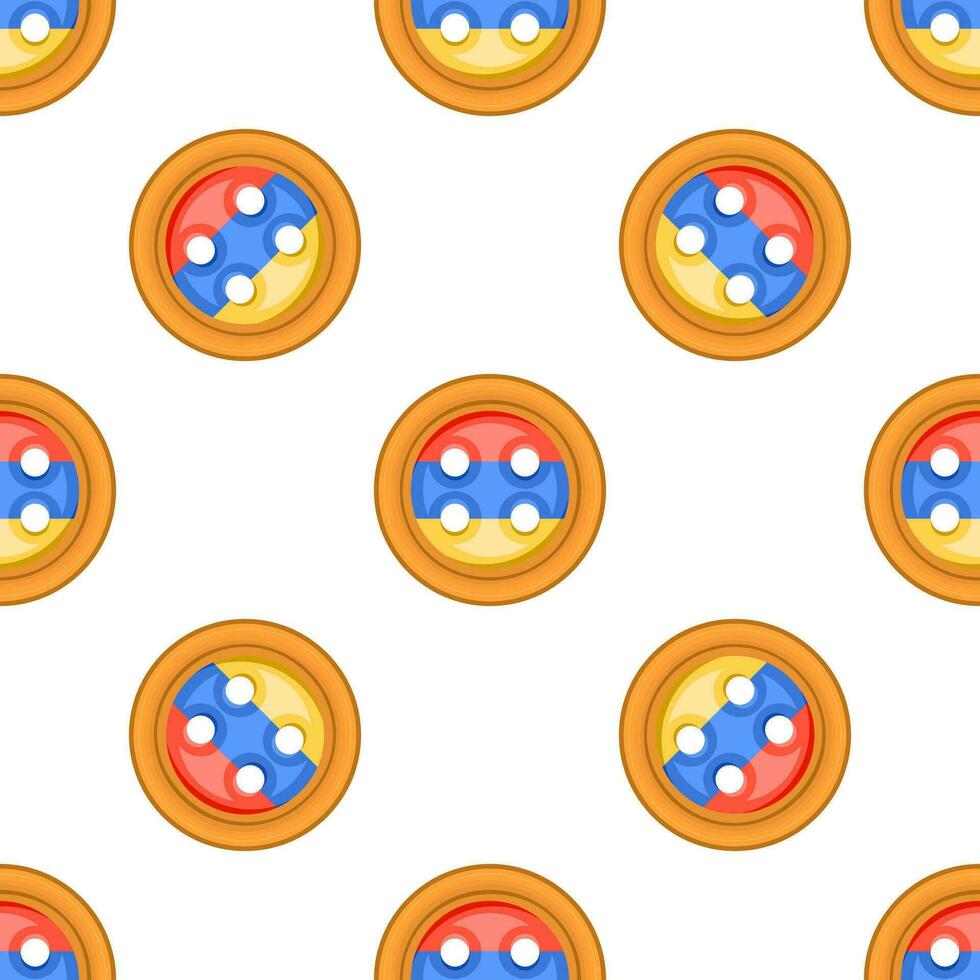 Pattern cookie with flag country Armenia in tasty biscuit vector